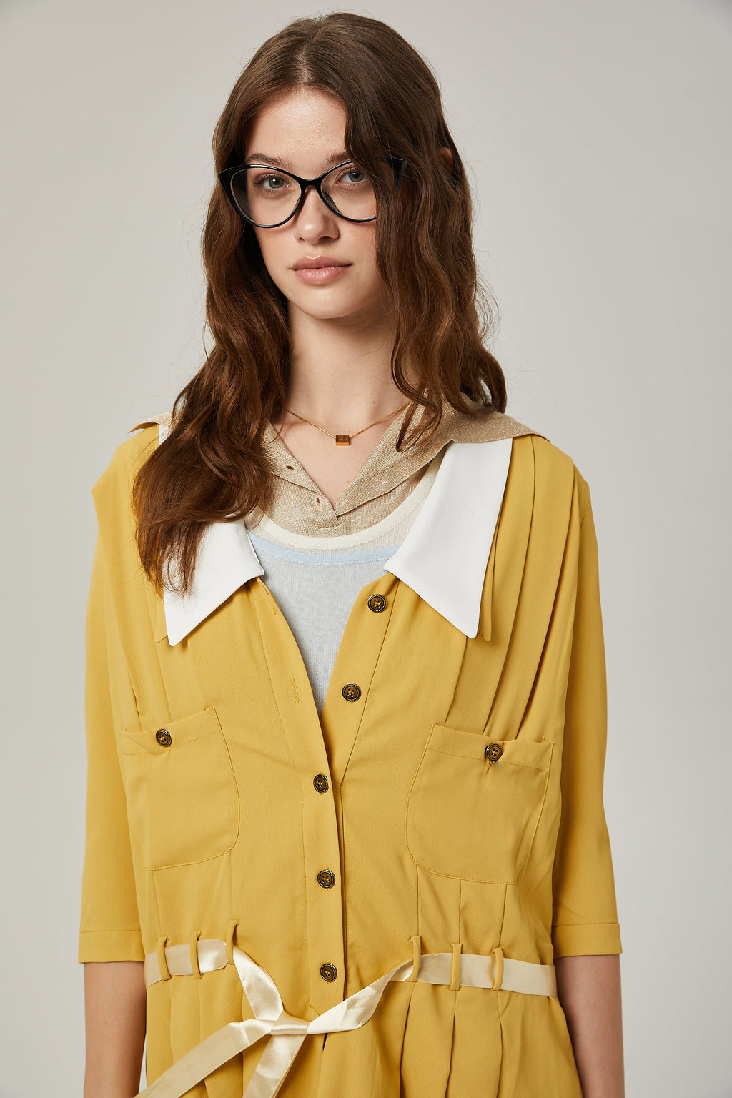 Μίνι Φόρεμα Με Γιακά Véronique