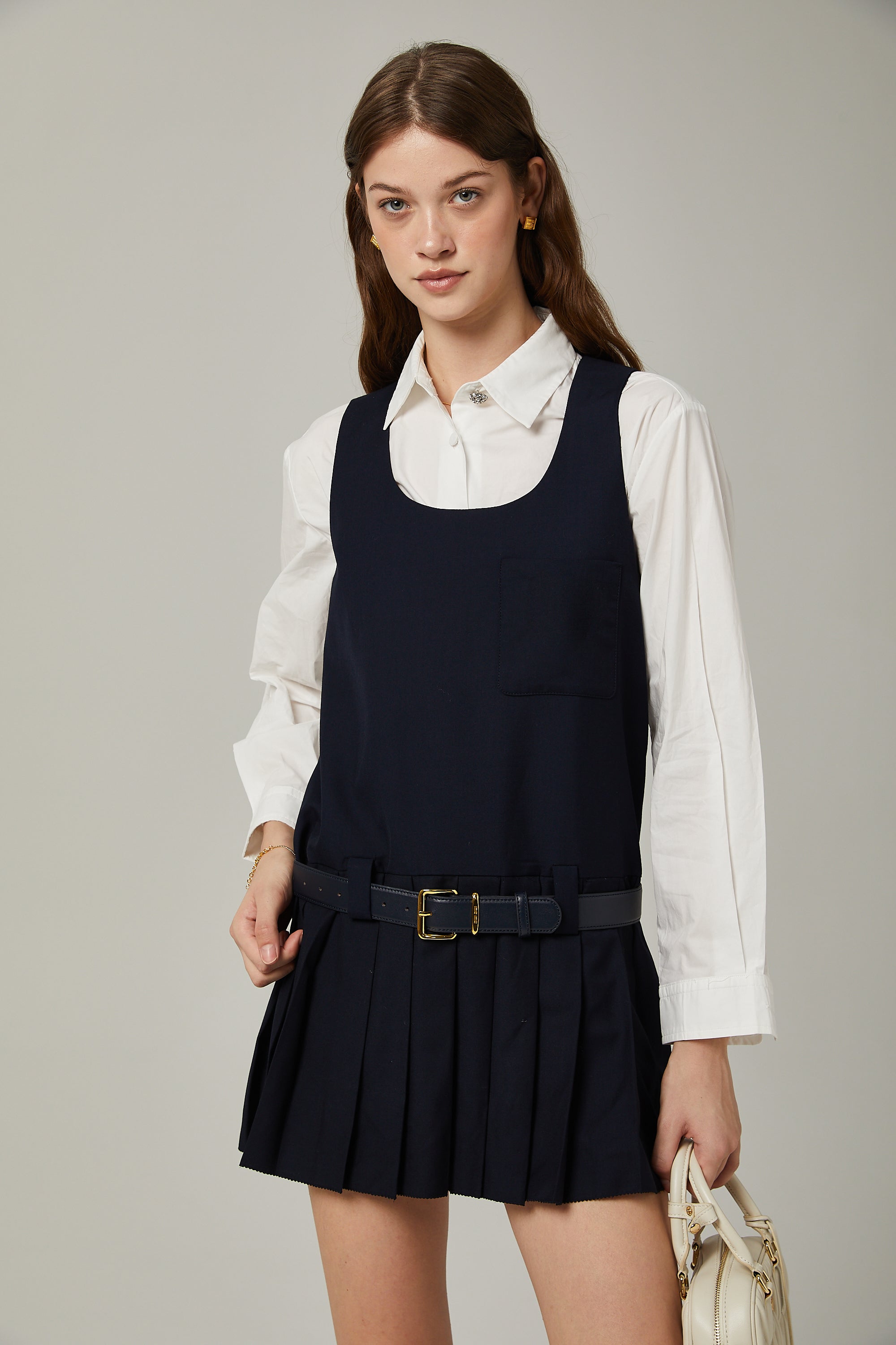 Μίνι Φόρεμα Με Πλισέ Σχέδιο Suzette