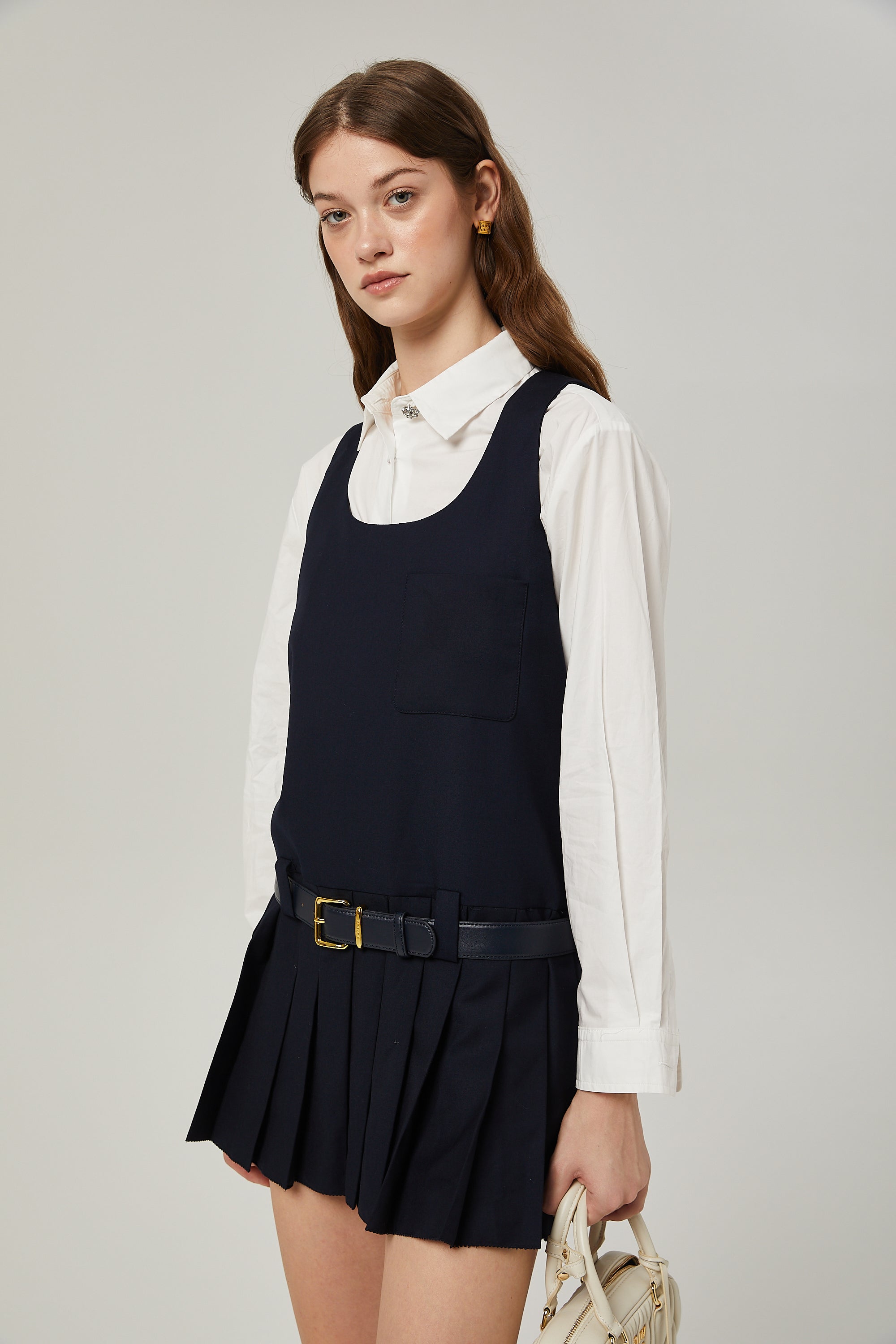 Μίνι Φόρεμα Με Πλισέ Σχέδιο Suzette