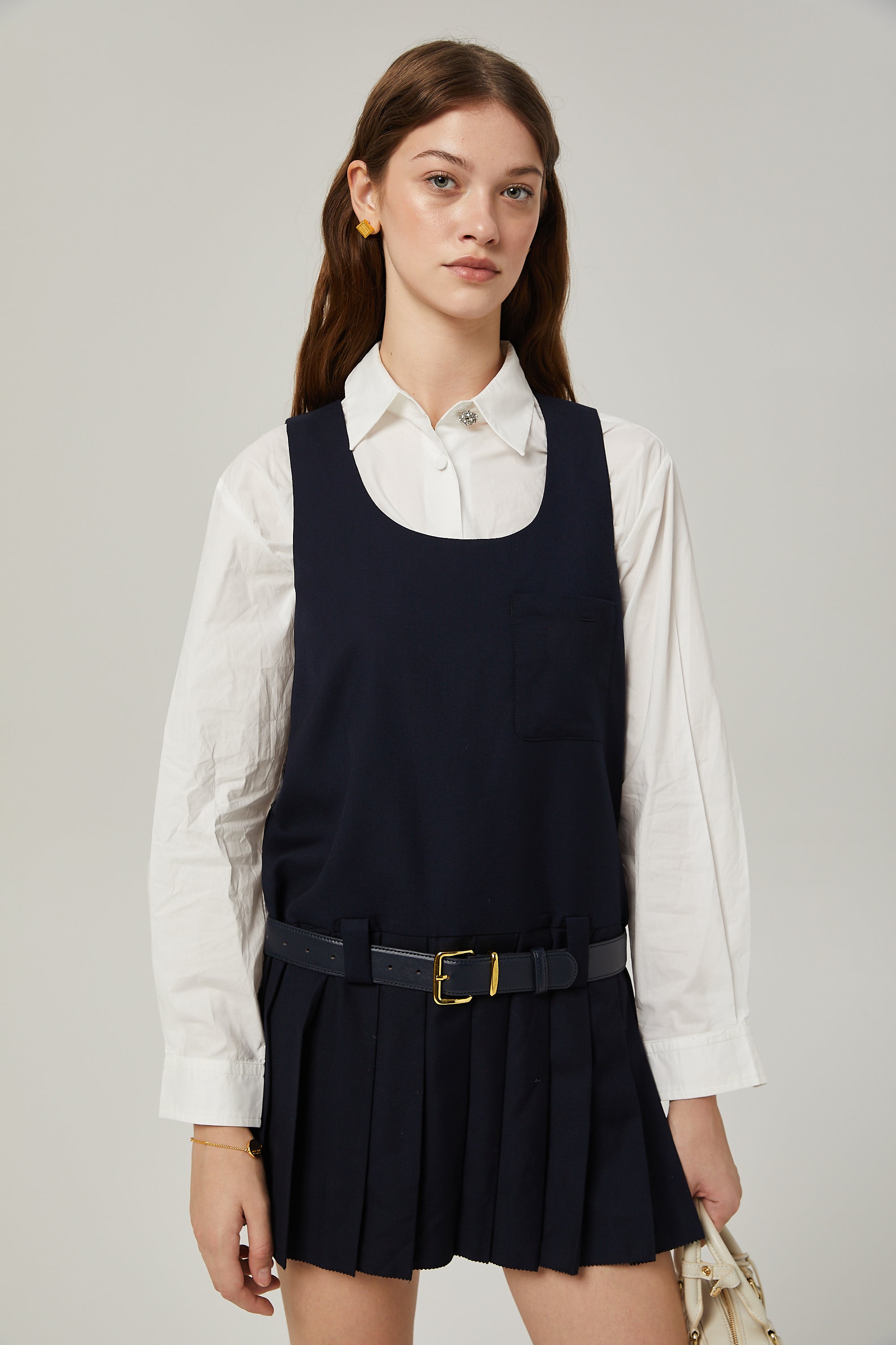 Μίνι Φόρεμα Με Πλισέ Σχέδιο Suzette