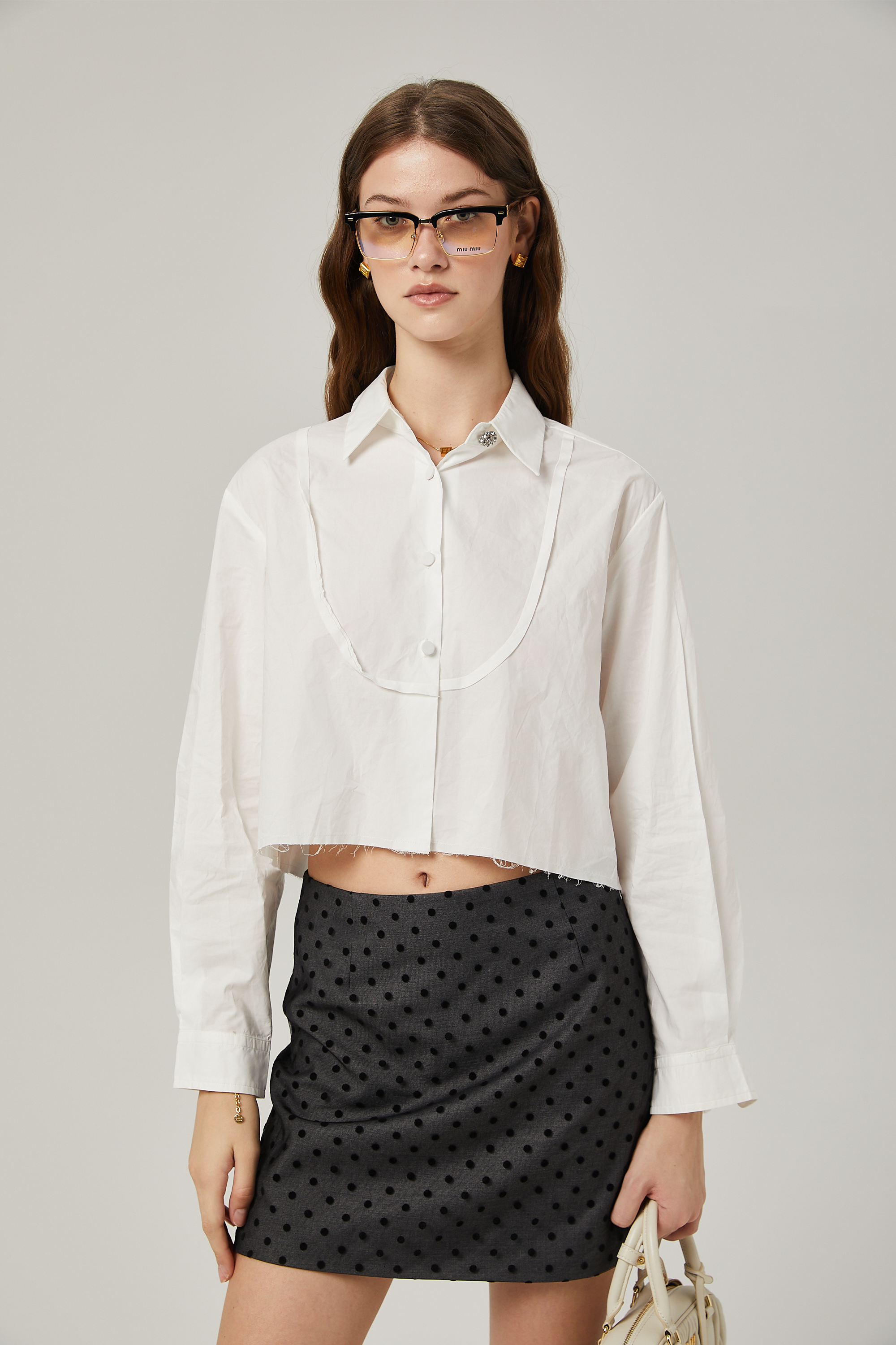 Κοντό Πουκάμισο Marie Classic Collar