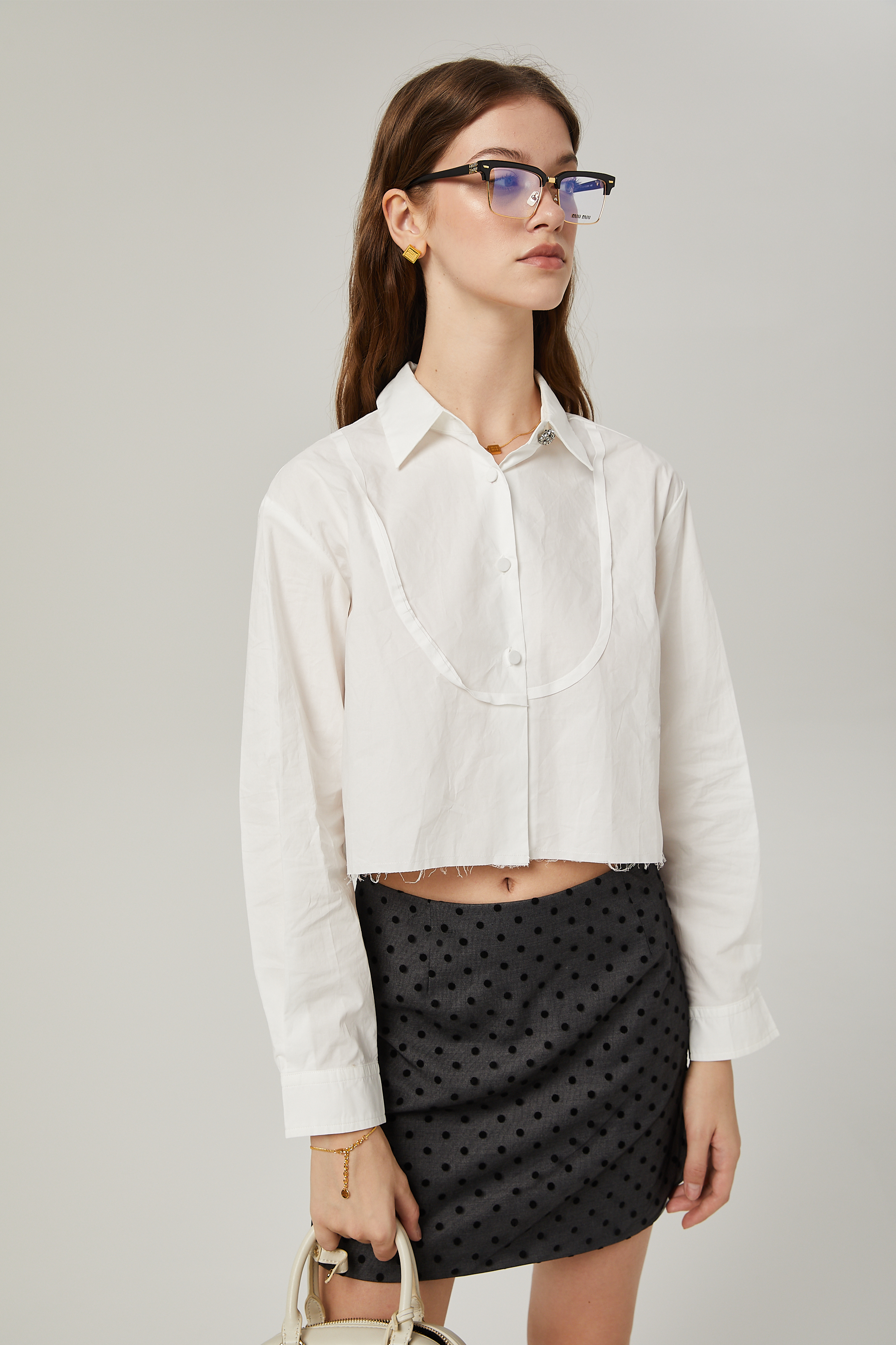 Κοντό Πουκάμισο Marie Classic Collar