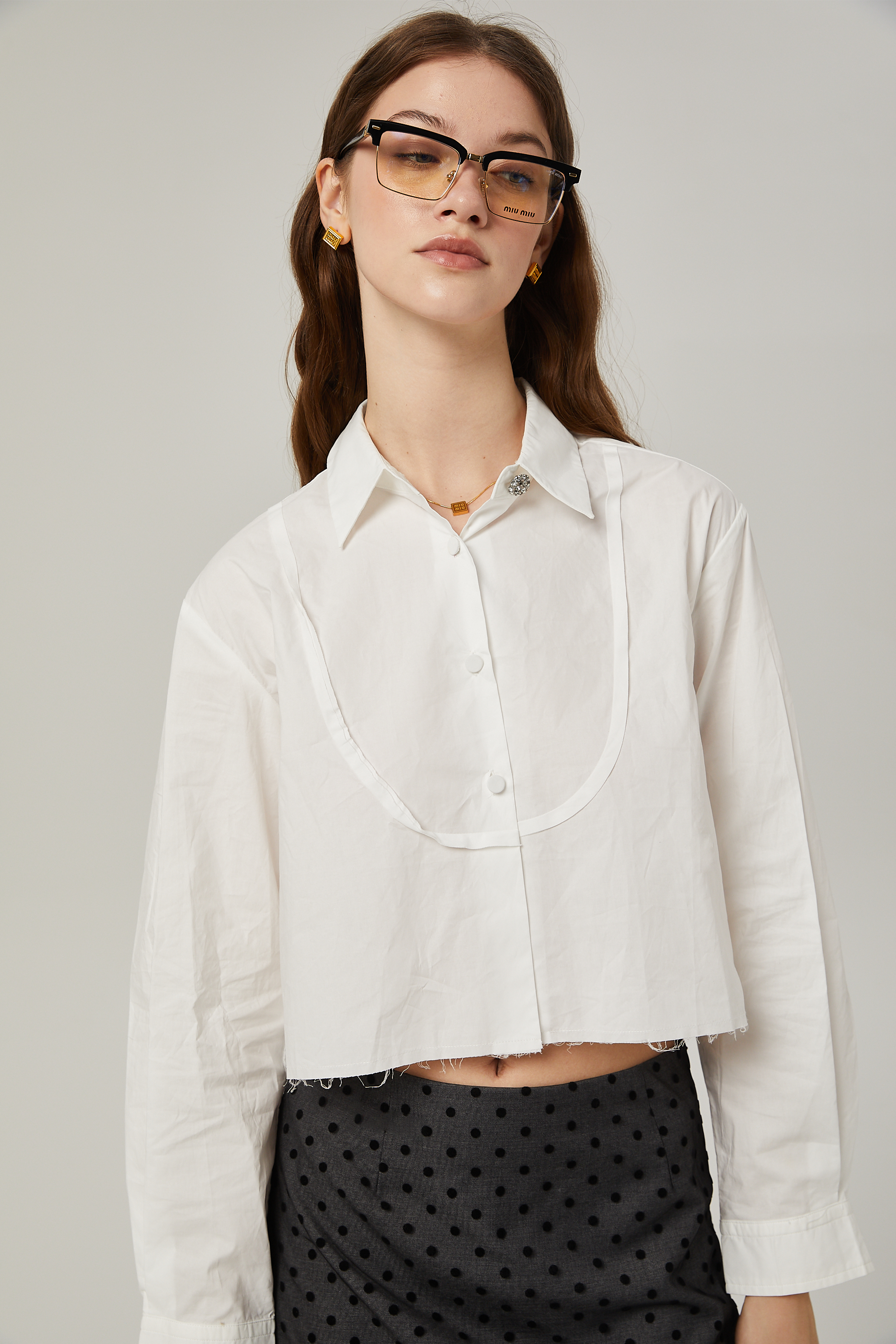 Κοντό Πουκάμισο Marie Classic Collar