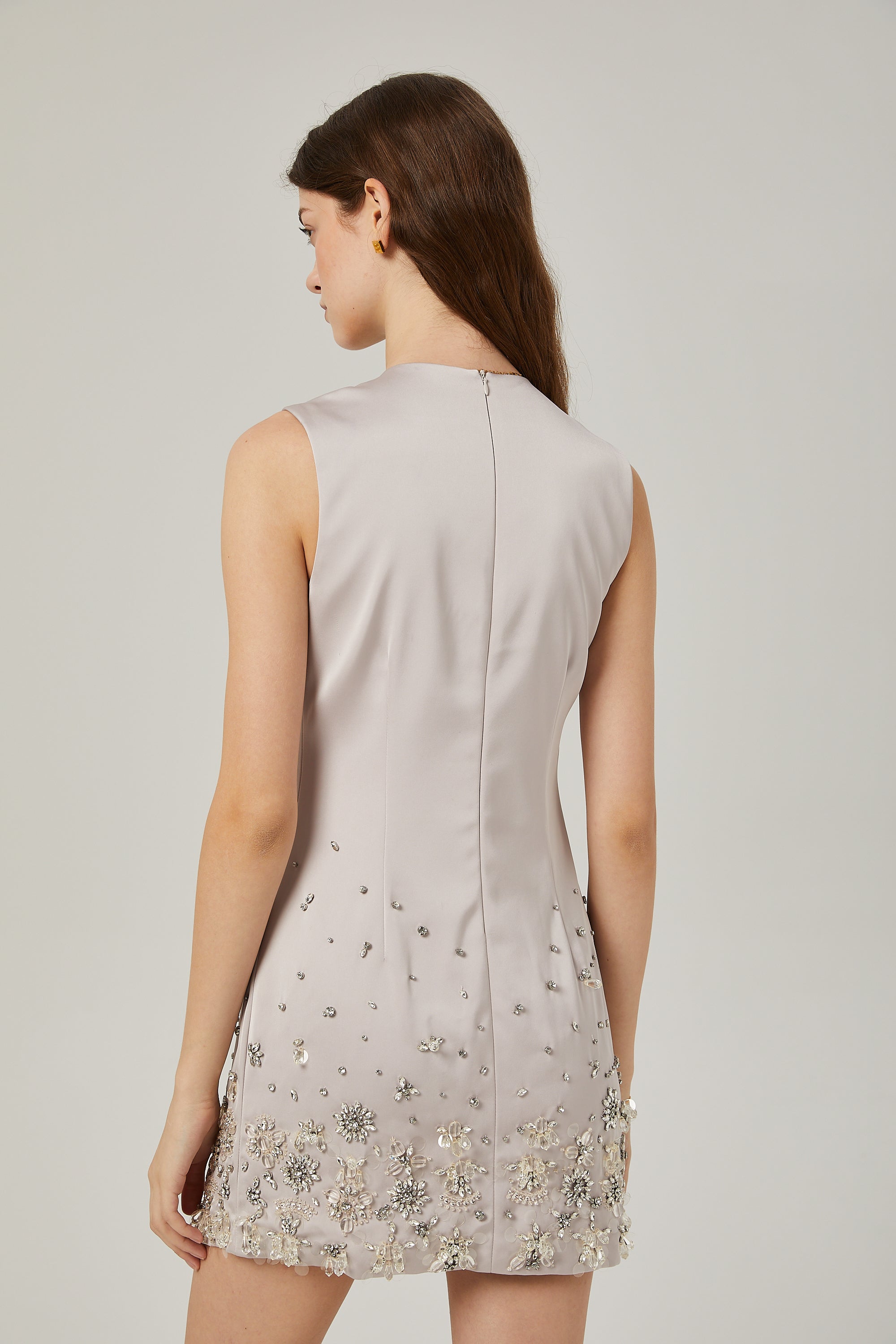 Μίνι Φόρεμα Χωρίς Μανίκια Με Χάντρες Raquel