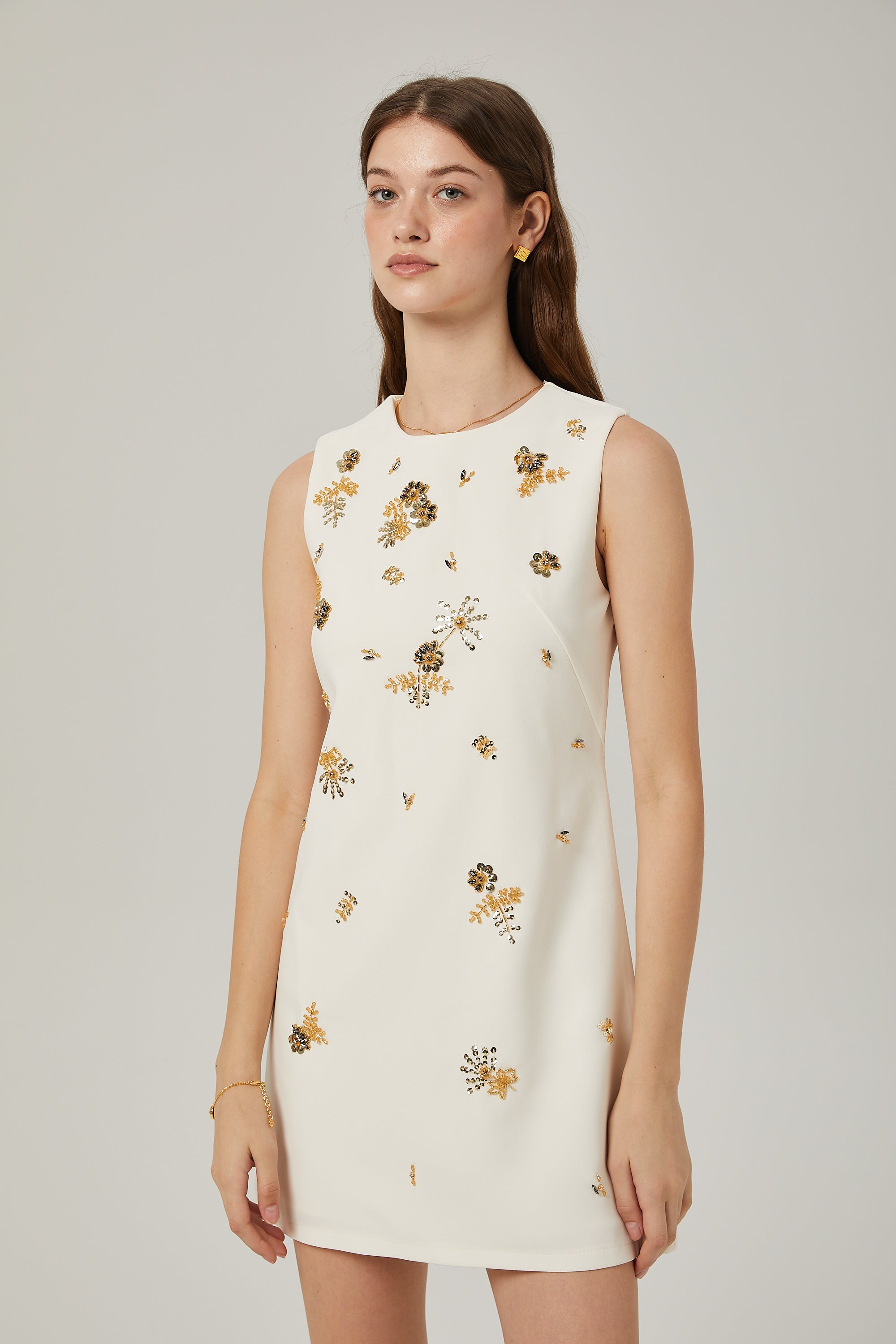 Μίνι Φόρεμα Cyrielle Crystal Κεντημένο