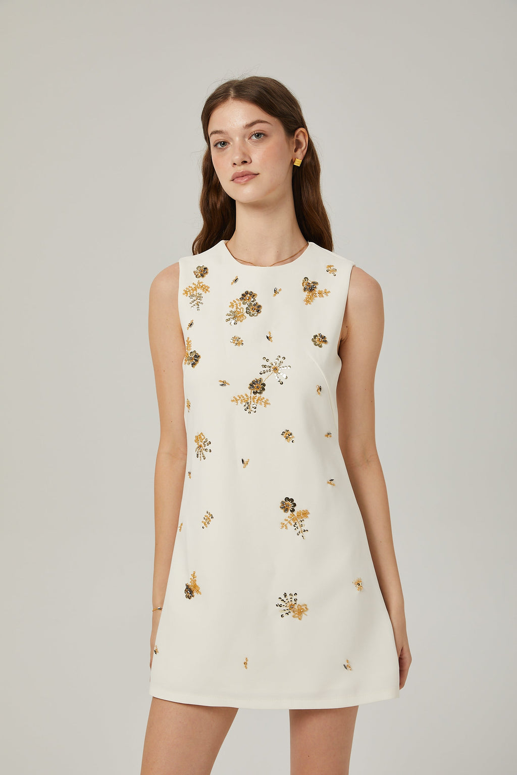 Μίνι Φόρεμα Cyrielle Crystal Κεντημένο