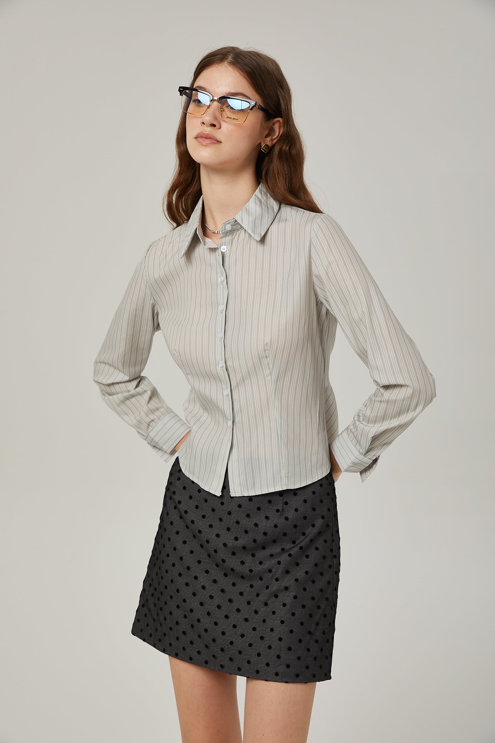 Πουκάμισο Bérénice Με Ριγέ Σχέδιο