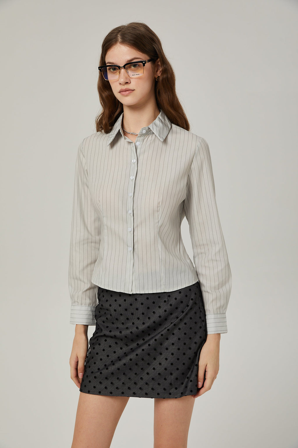 Πουκάμισο Bérénice Με Ριγέ Σχέδιο