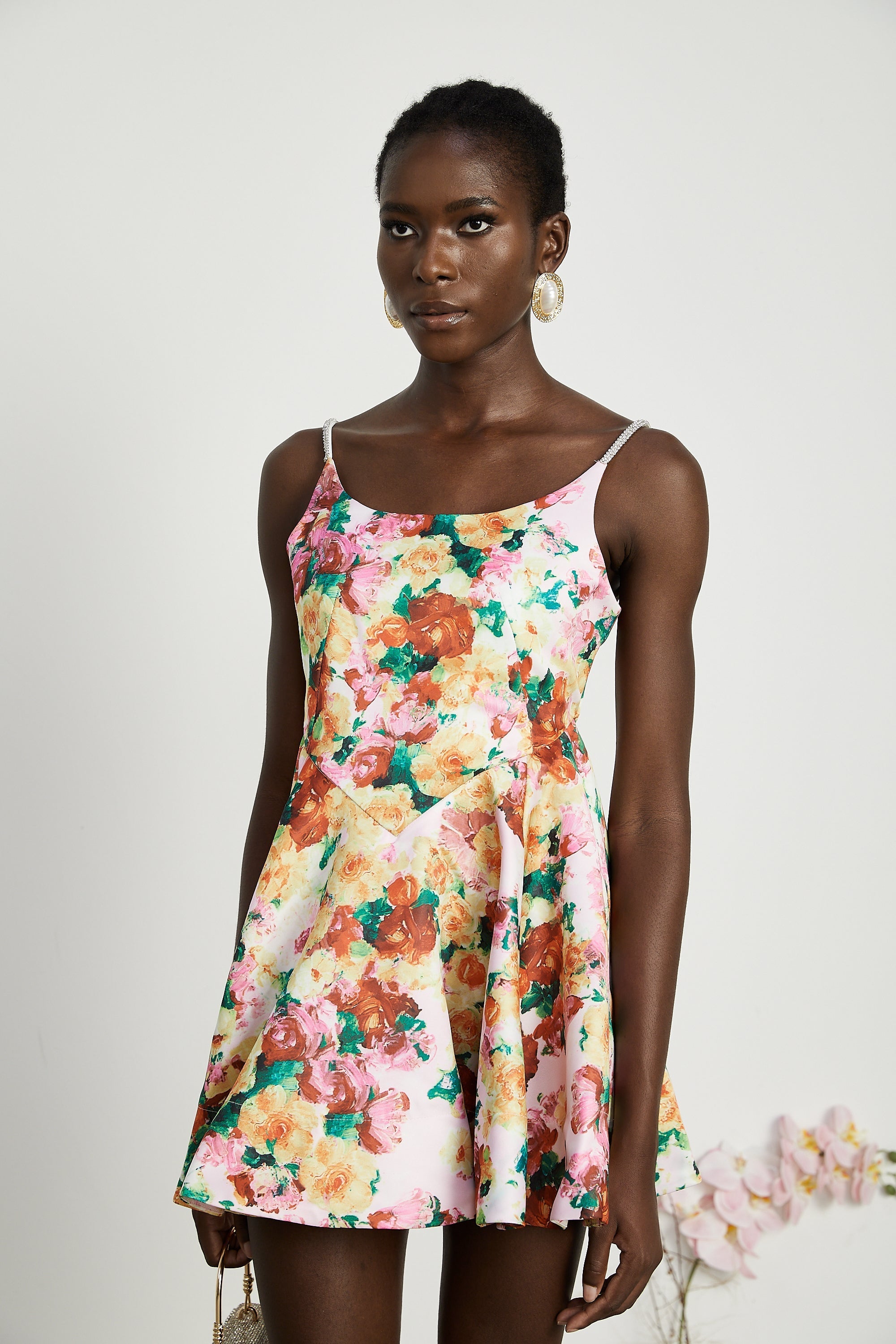 Μίνι Φόρεμα Με Φλοράλ Print Της Louise