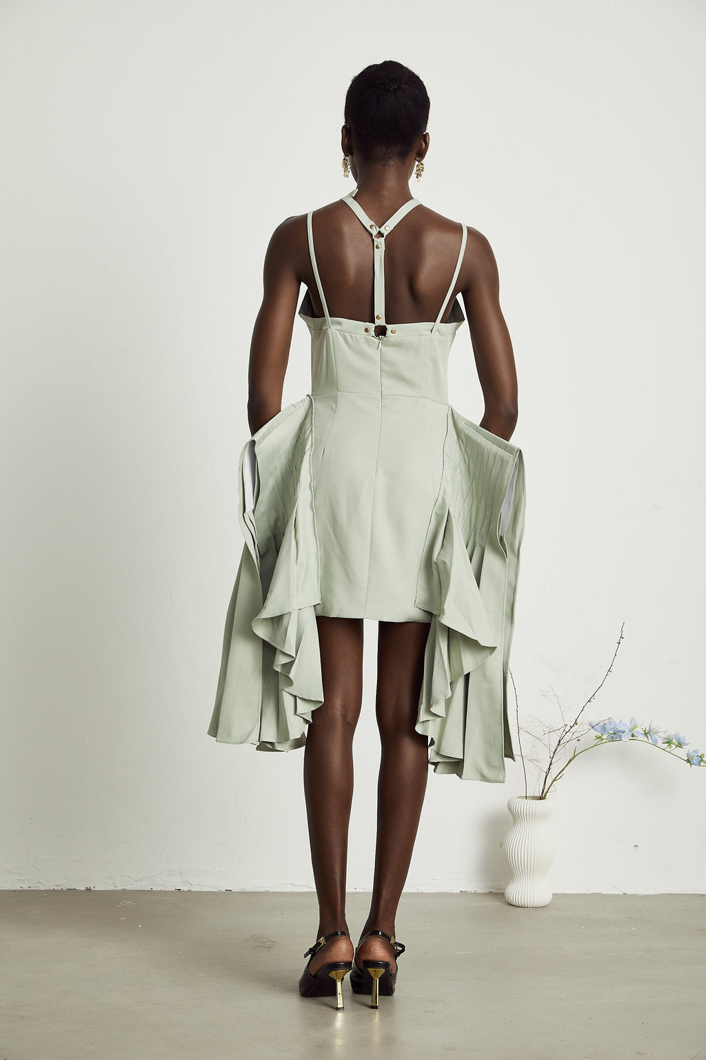 Μίνι Φόρεμα Με Στρώσεις Και Τελείωμα Michel