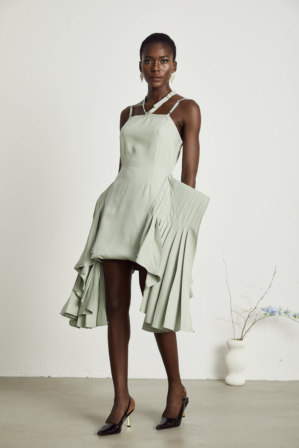 Μίνι Φόρεμα Με Στρώσεις Και Τελείωμα Michel