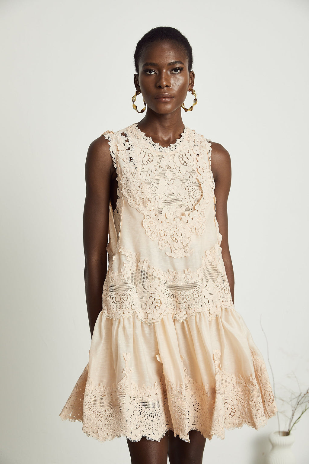 Μίνι Φόρεμα Dionne Με Δαντέλα Και Patchwork