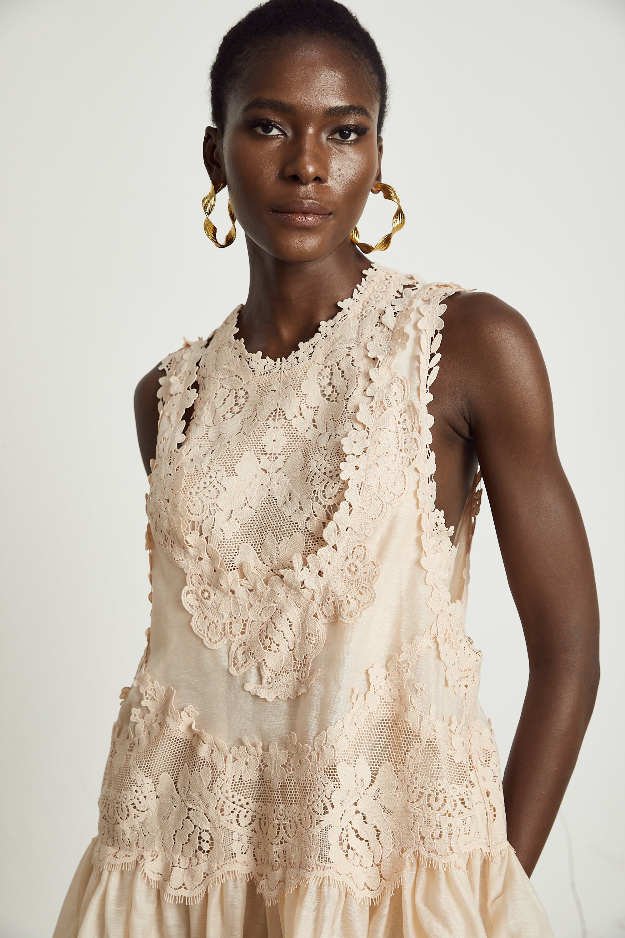 Μίνι Φόρεμα Dionne Με Δαντέλα Και Patchwork