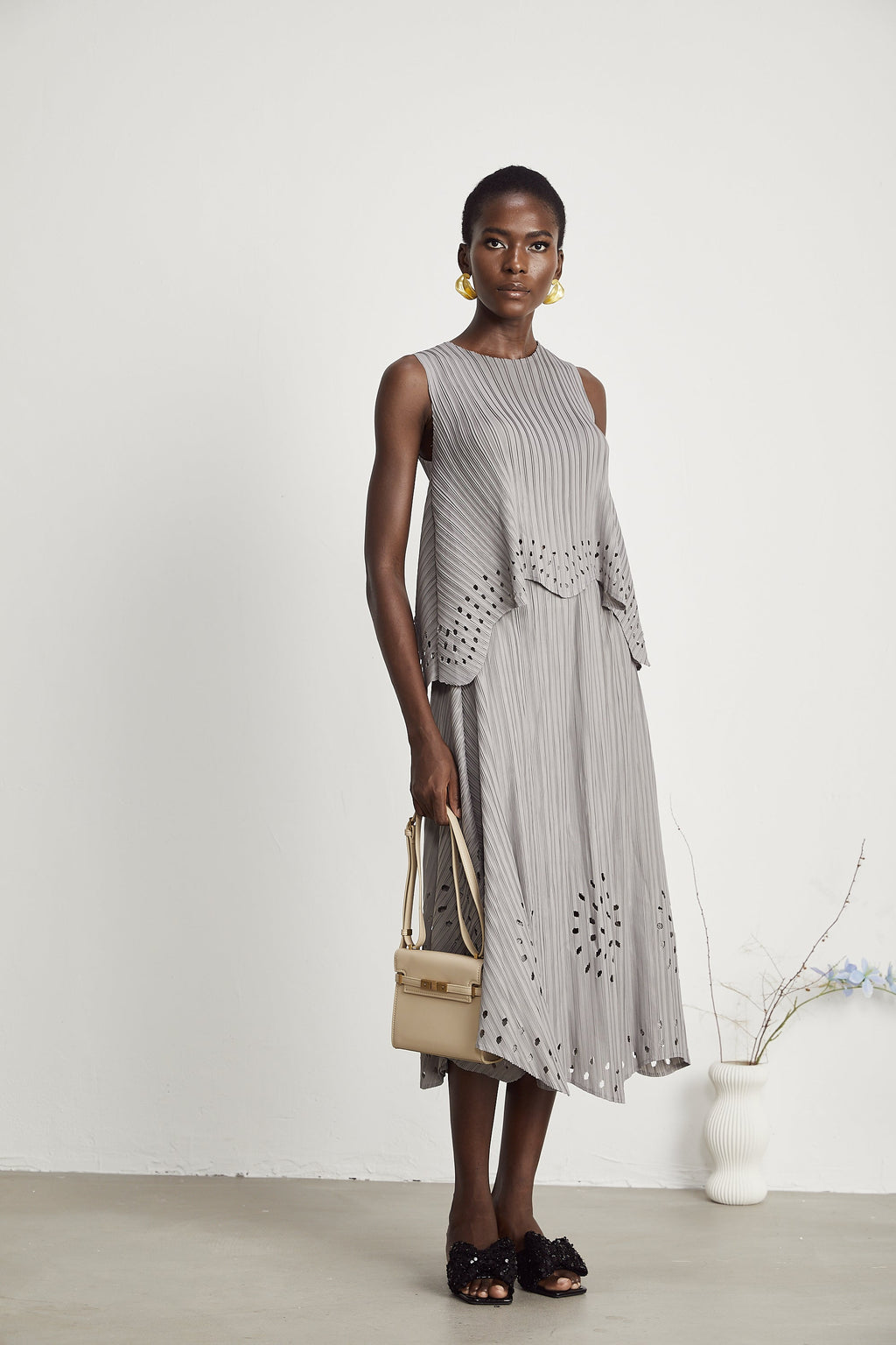 Σετ Ασορτί Μπλούζας Και Φούστας Geneviève Με Ελαστικό Άνοιγμα