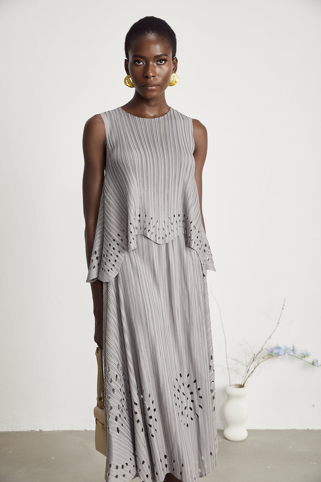 Σετ Ασορτί Μπλούζας Και Φούστας Geneviève Με Ελαστικό Άνοιγμα