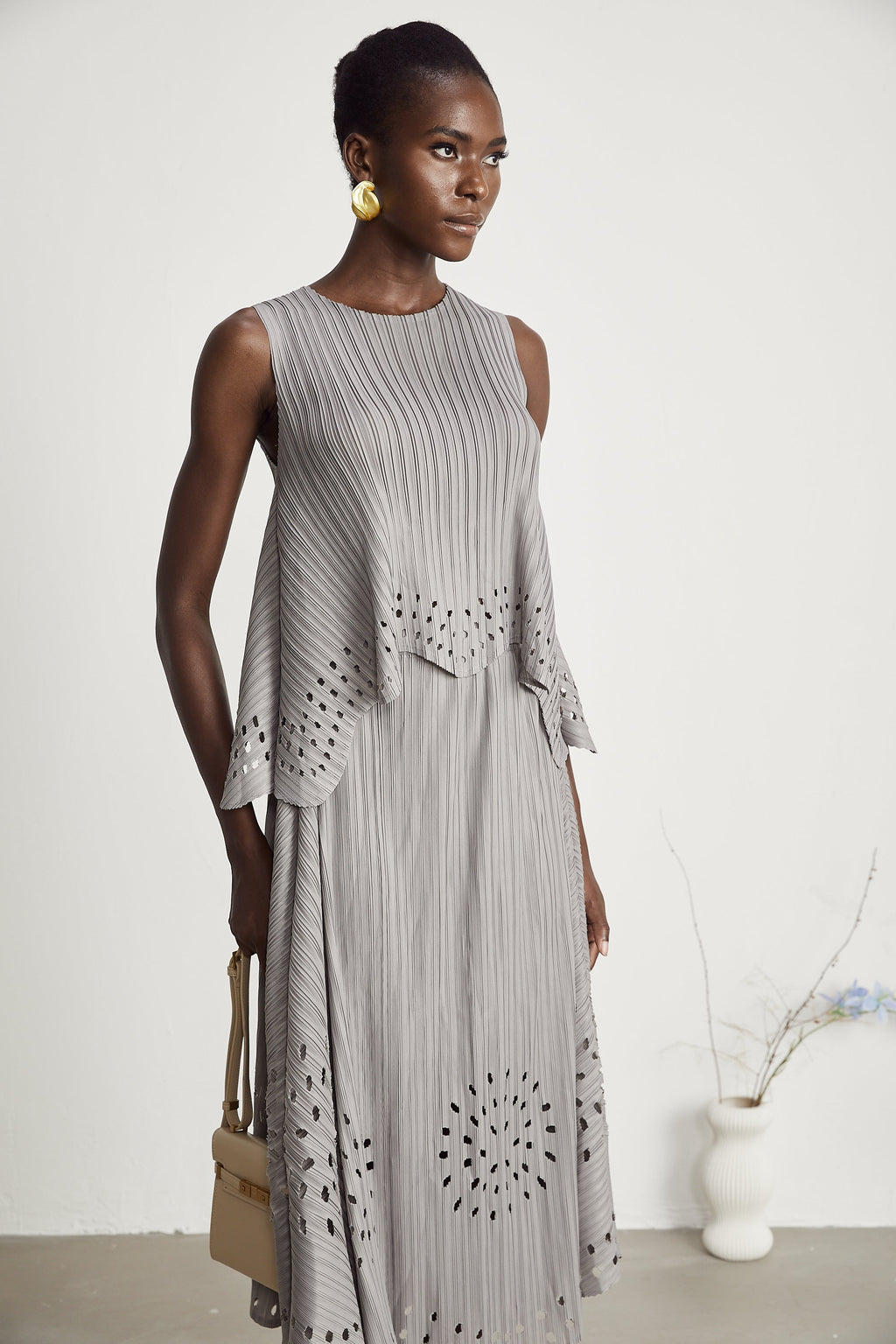 Σετ Ασορτί Μπλούζας Και Φούστας Geneviève Με Ελαστικό Άνοιγμα