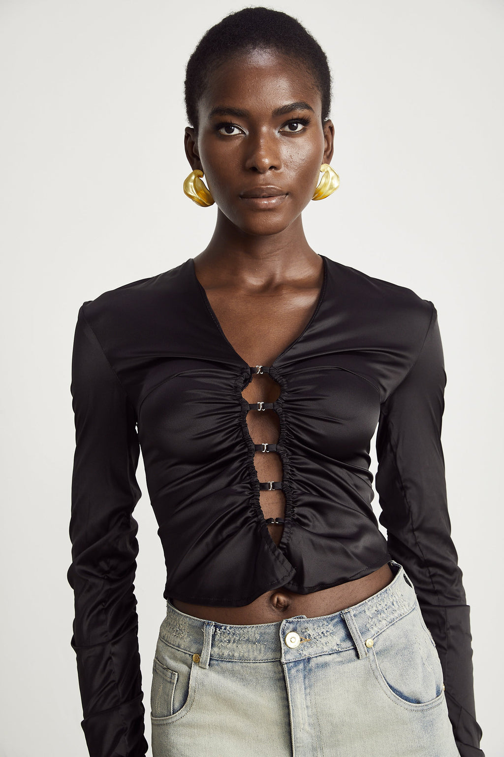 Σατέν Πουκάμισο Με Κοπή Φλωρεντίνα