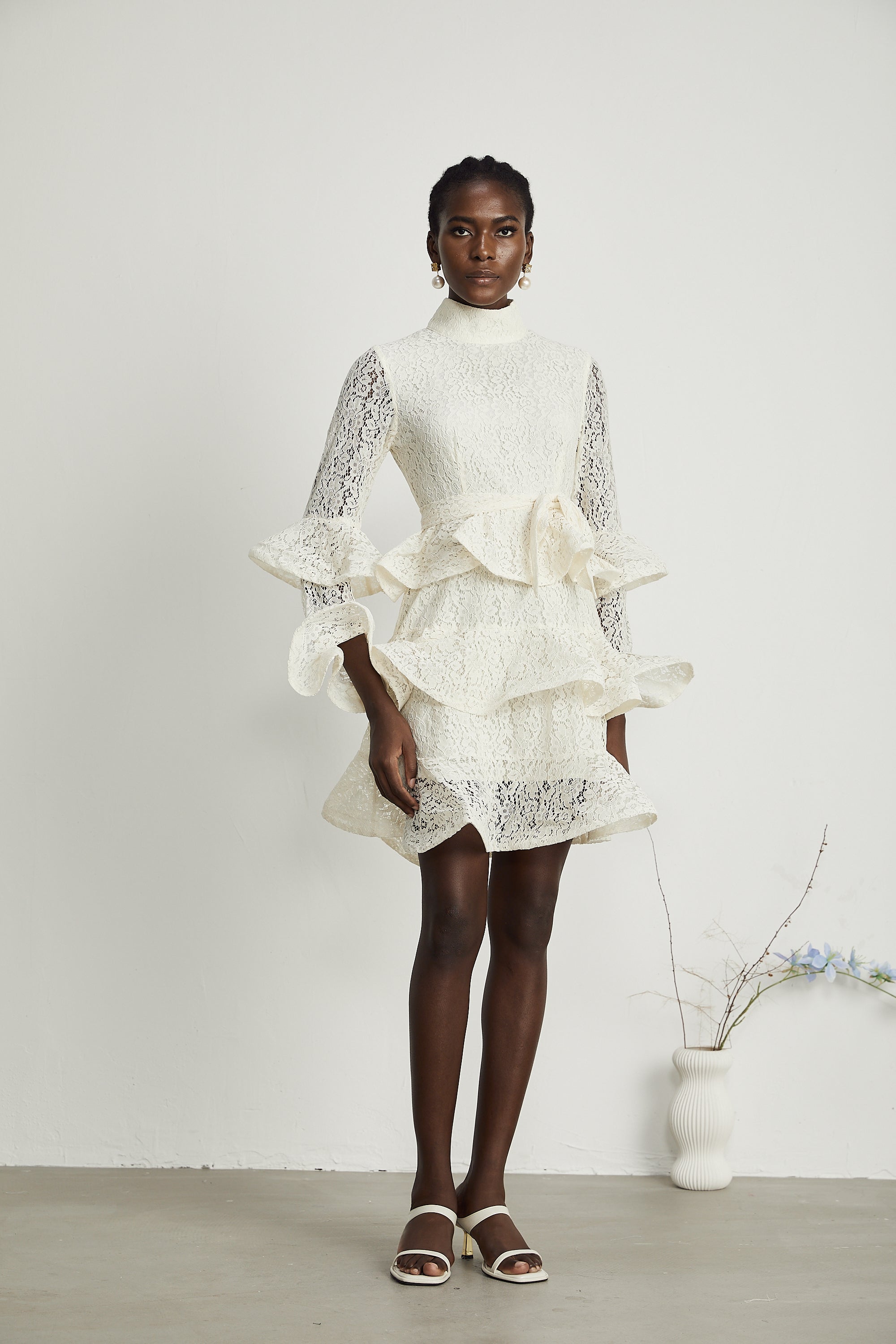 Μίνι Φόρεμα Με Δαντέλα Penelope