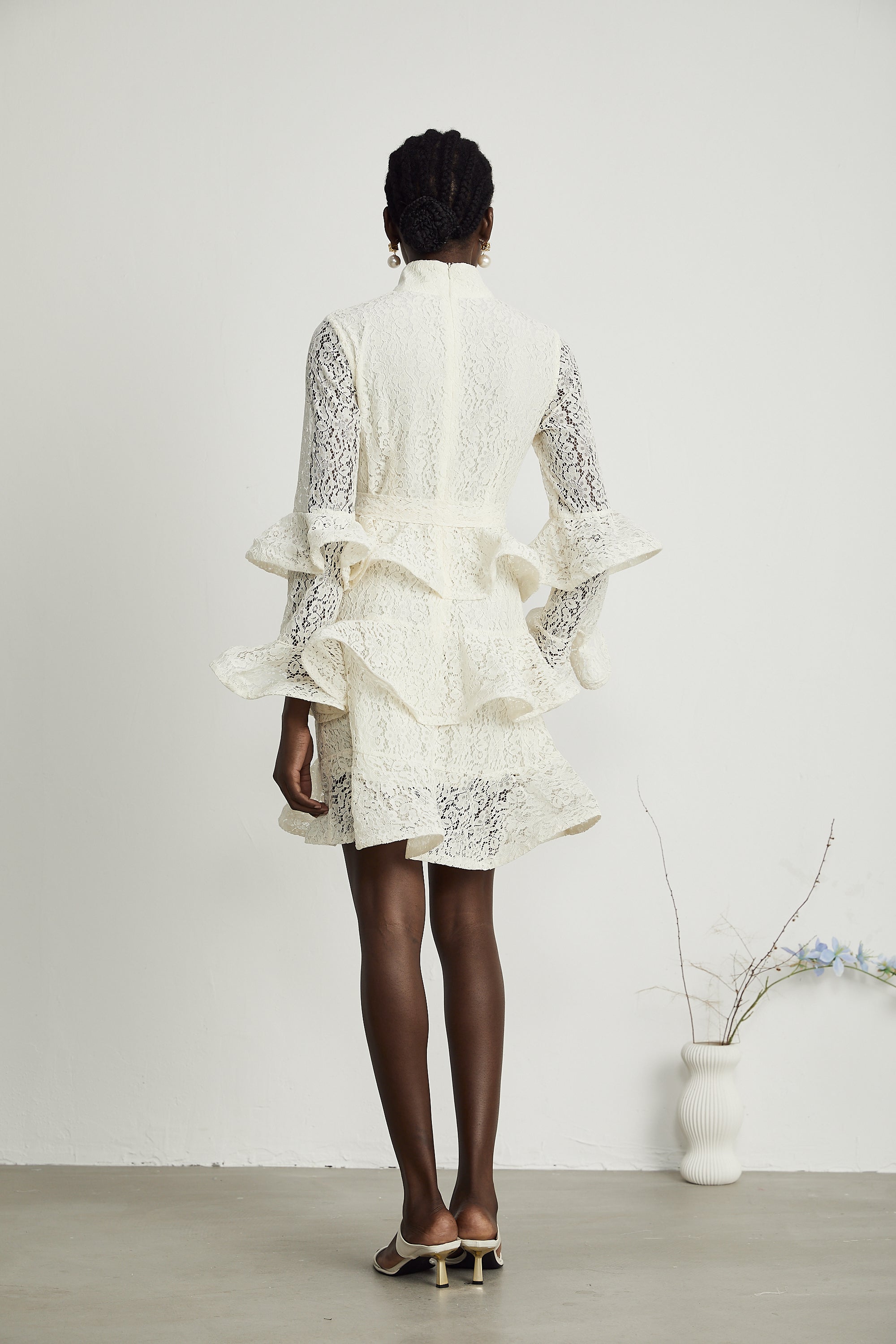 Μίνι Φόρεμα Με Δαντέλα Penelope