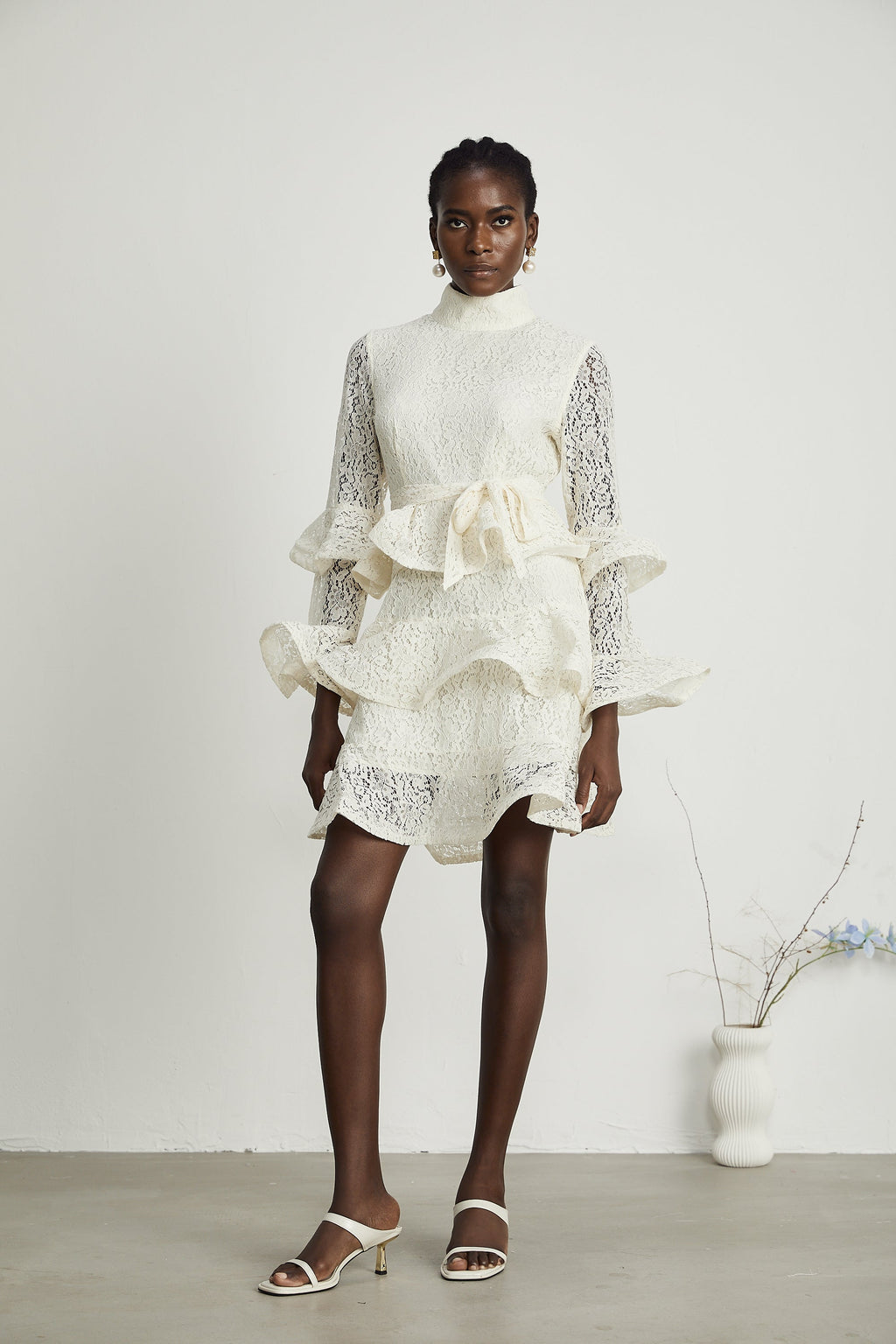 Μίνι Φόρεμα Με Δαντέλα Penelope