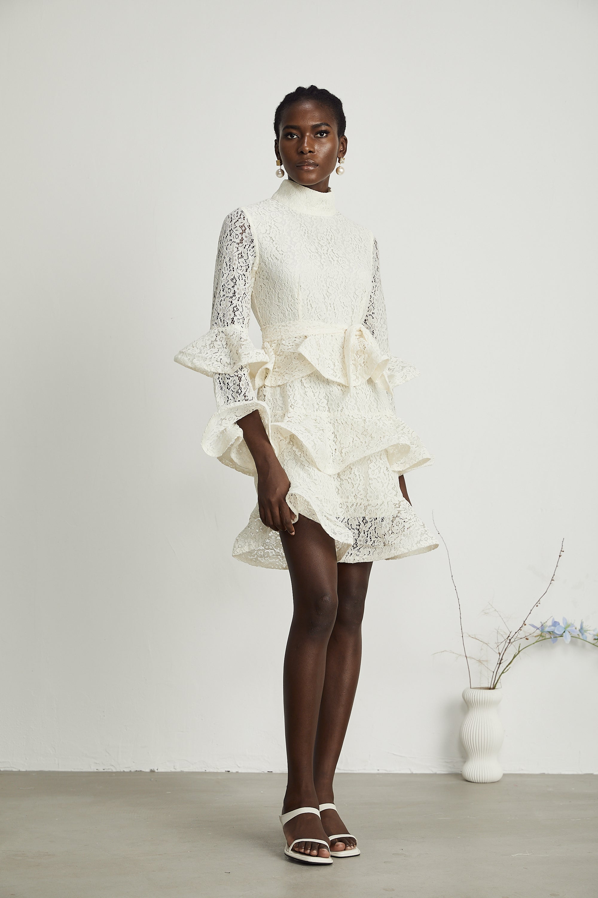 Μίνι Φόρεμα Με Δαντέλα Penelope