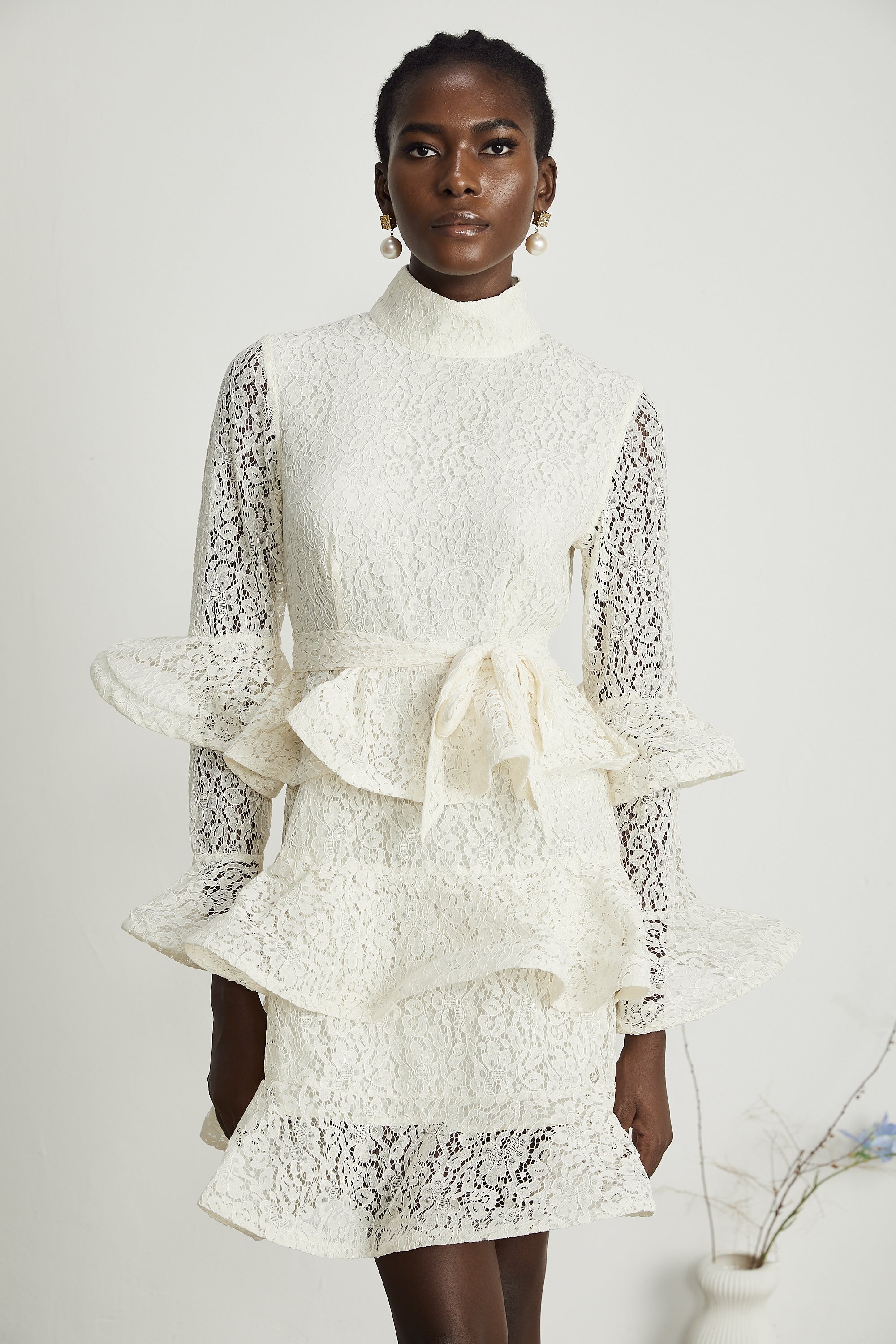 Μίνι Φόρεμα Με Δαντέλα Penelope