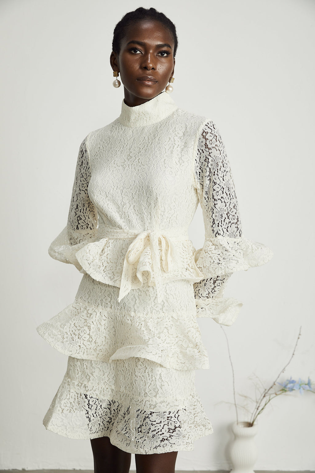 Μίνι Φόρεμα Με Δαντέλα Penelope