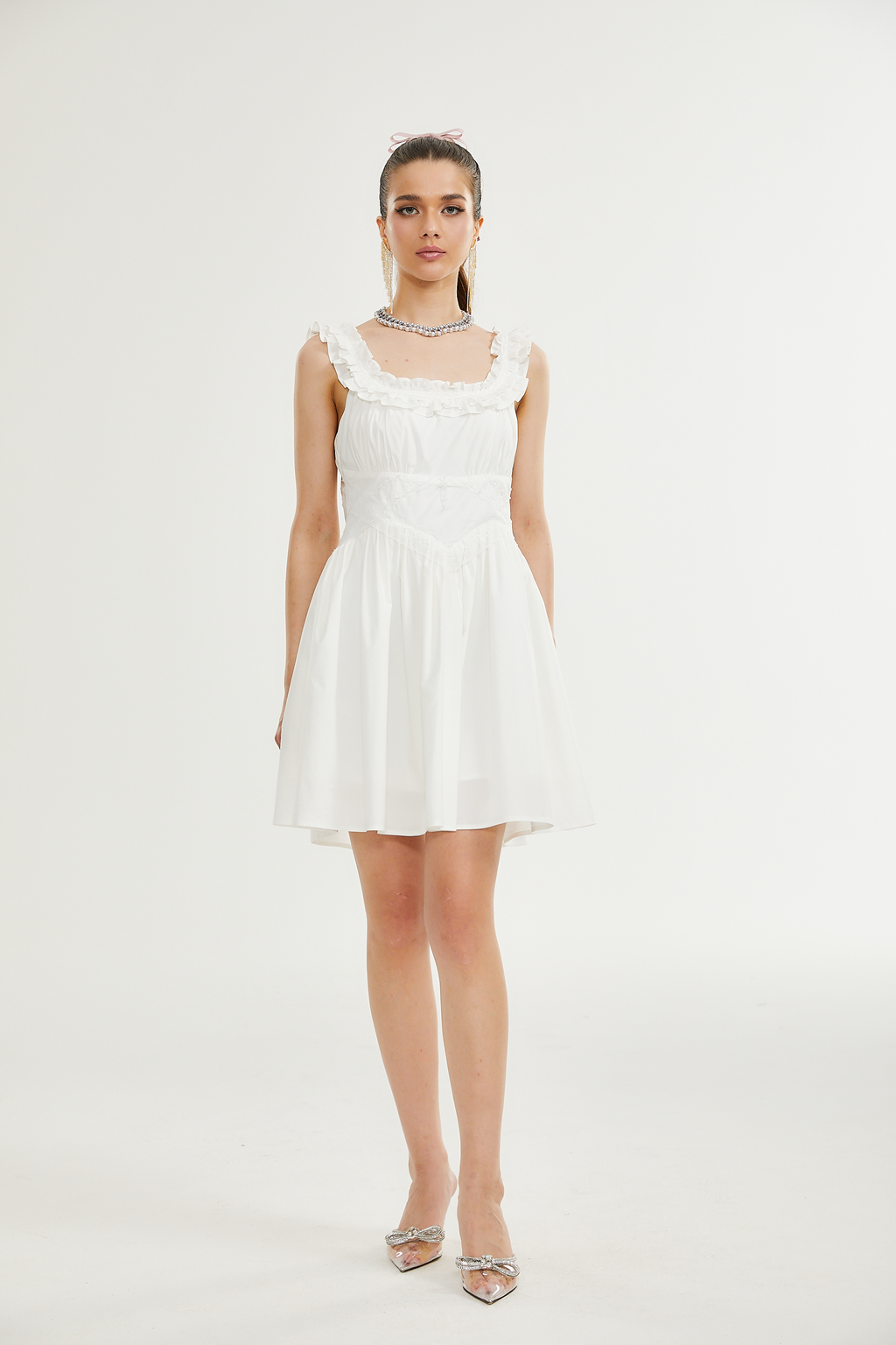 Μίνι Φόρεμα Nyala Ruffle Detail