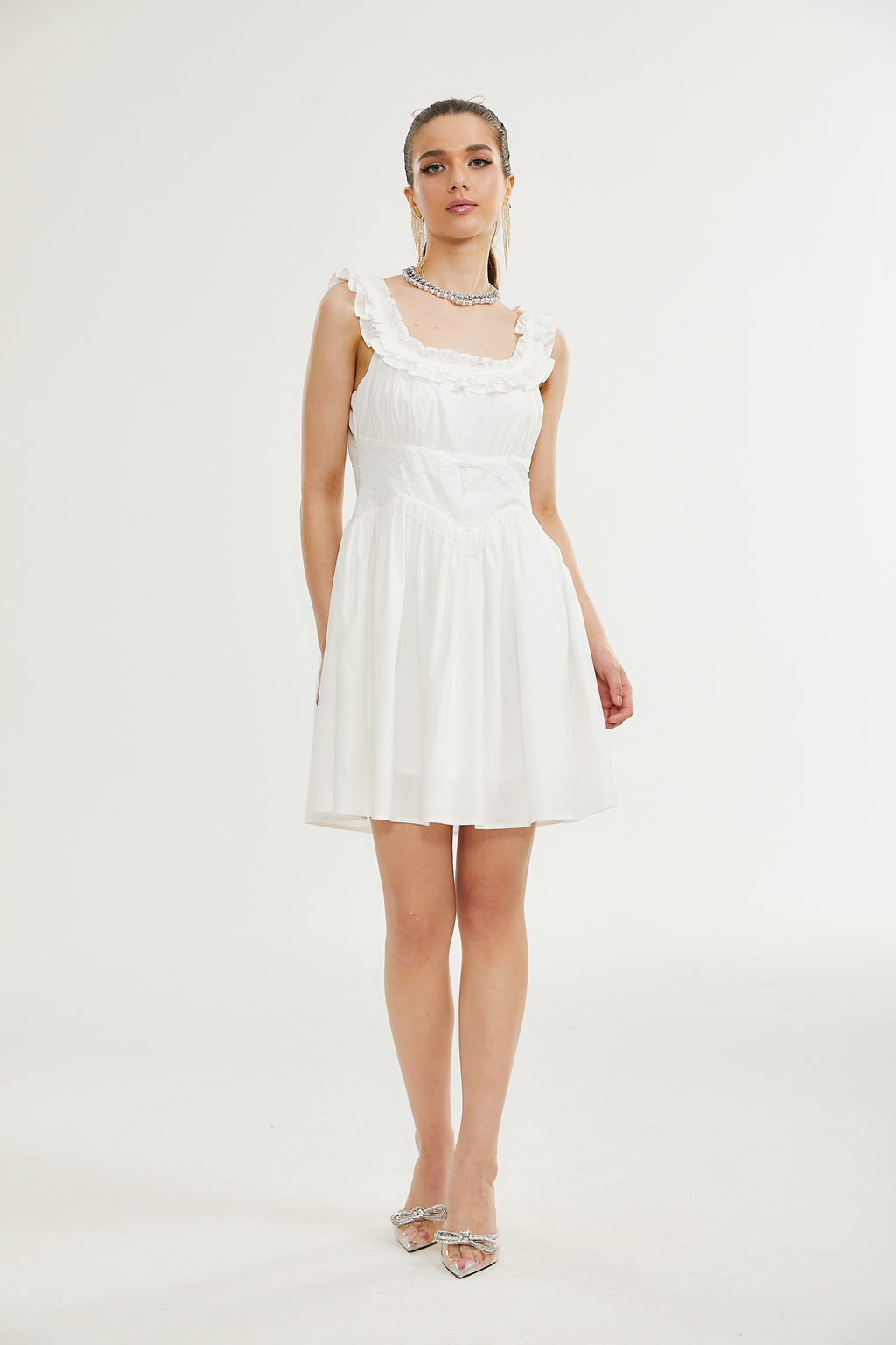 Μίνι Φόρεμα Nyala Ruffle Detail