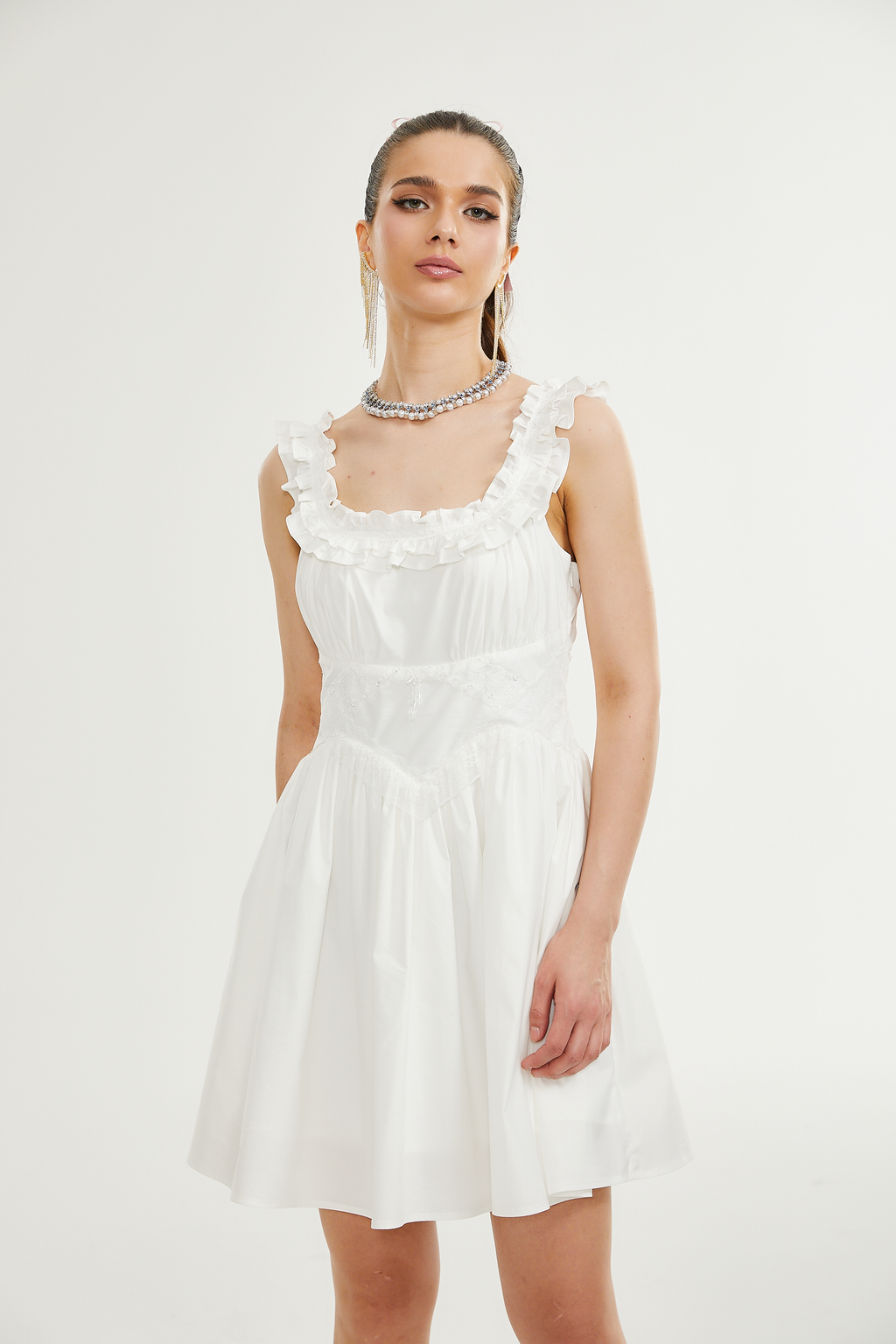 Μίνι Φόρεμα Nyala Ruffle Detail