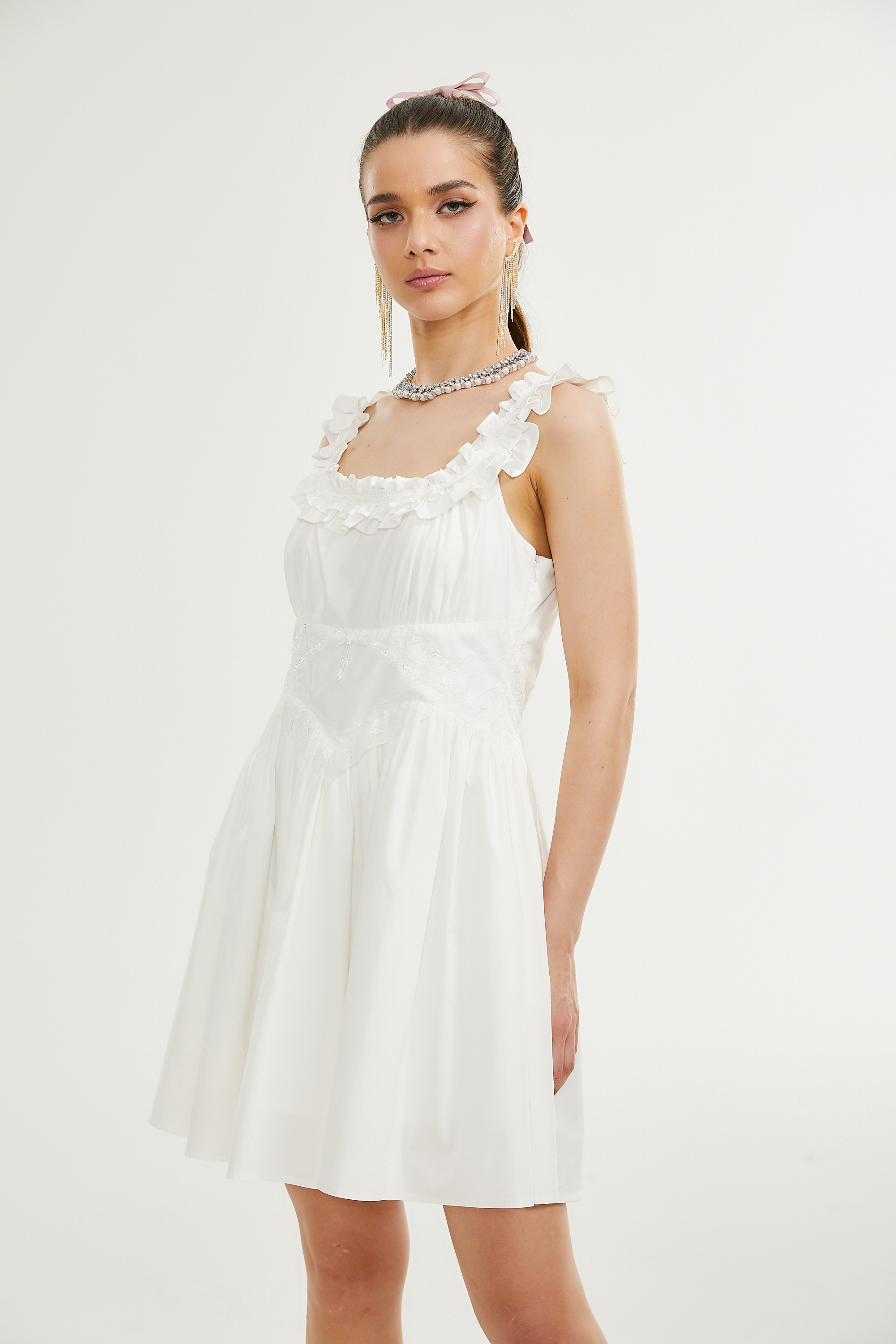 Μίνι Φόρεμα Nyala Ruffle Detail