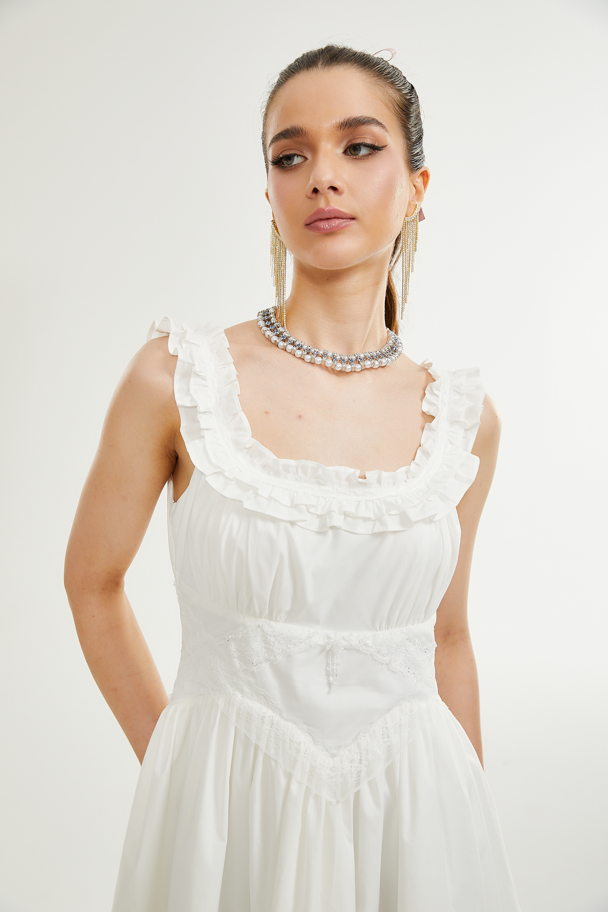 Μίνι Φόρεμα Nyala Ruffle Detail