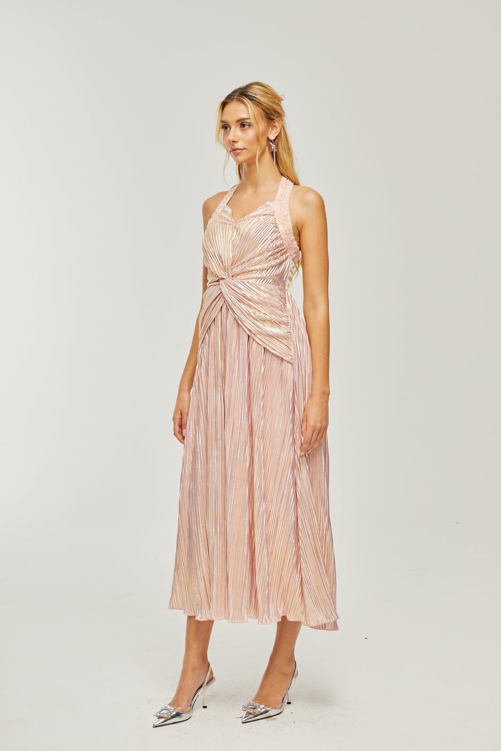 Φόρεμα Μίντι Με Κέντημα Και Κρύσταλλα Fabienne