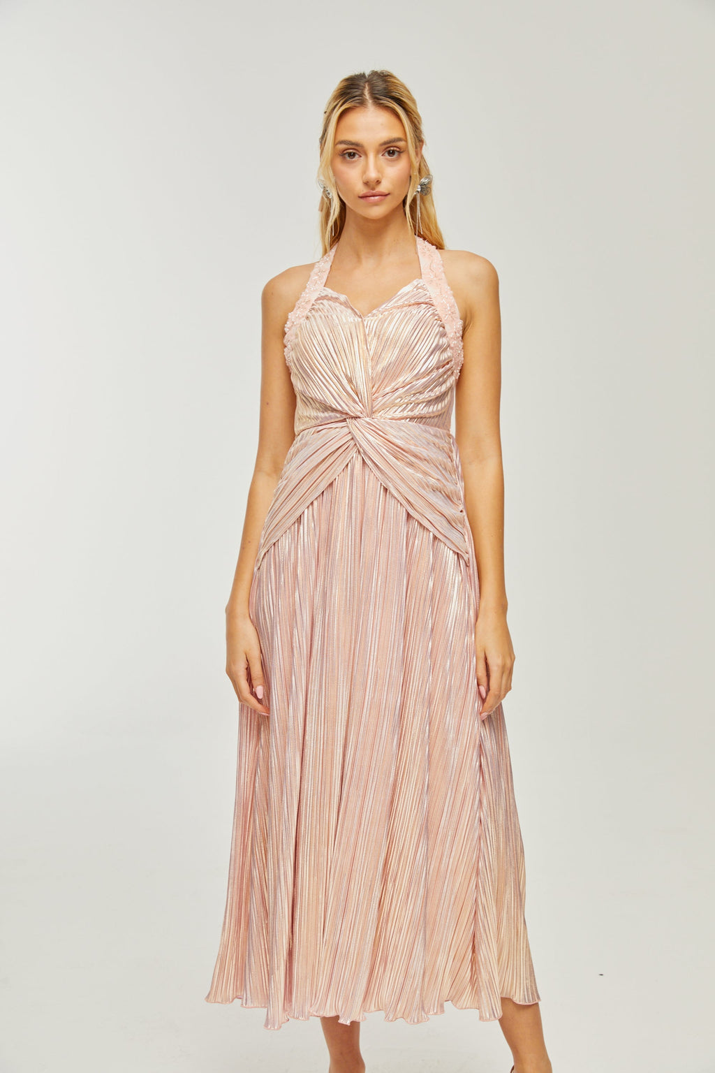 Φόρεμα Μίντι Με Κέντημα Και Κρύσταλλα Fabienne