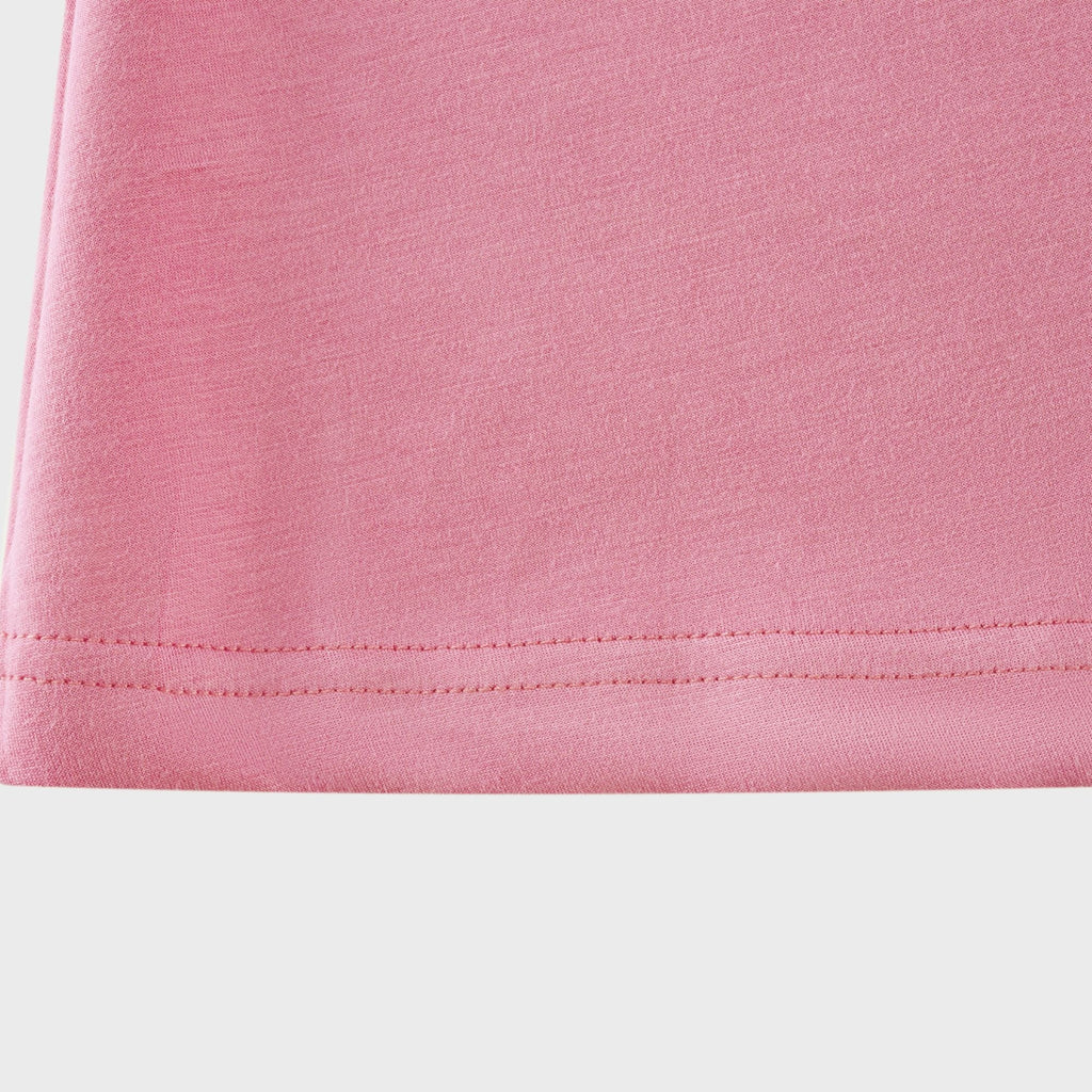 Ροζ Φόρεμα Μάξι Με Παπιγιόν Magali Και Διακοσμητικά Λουλουδιών