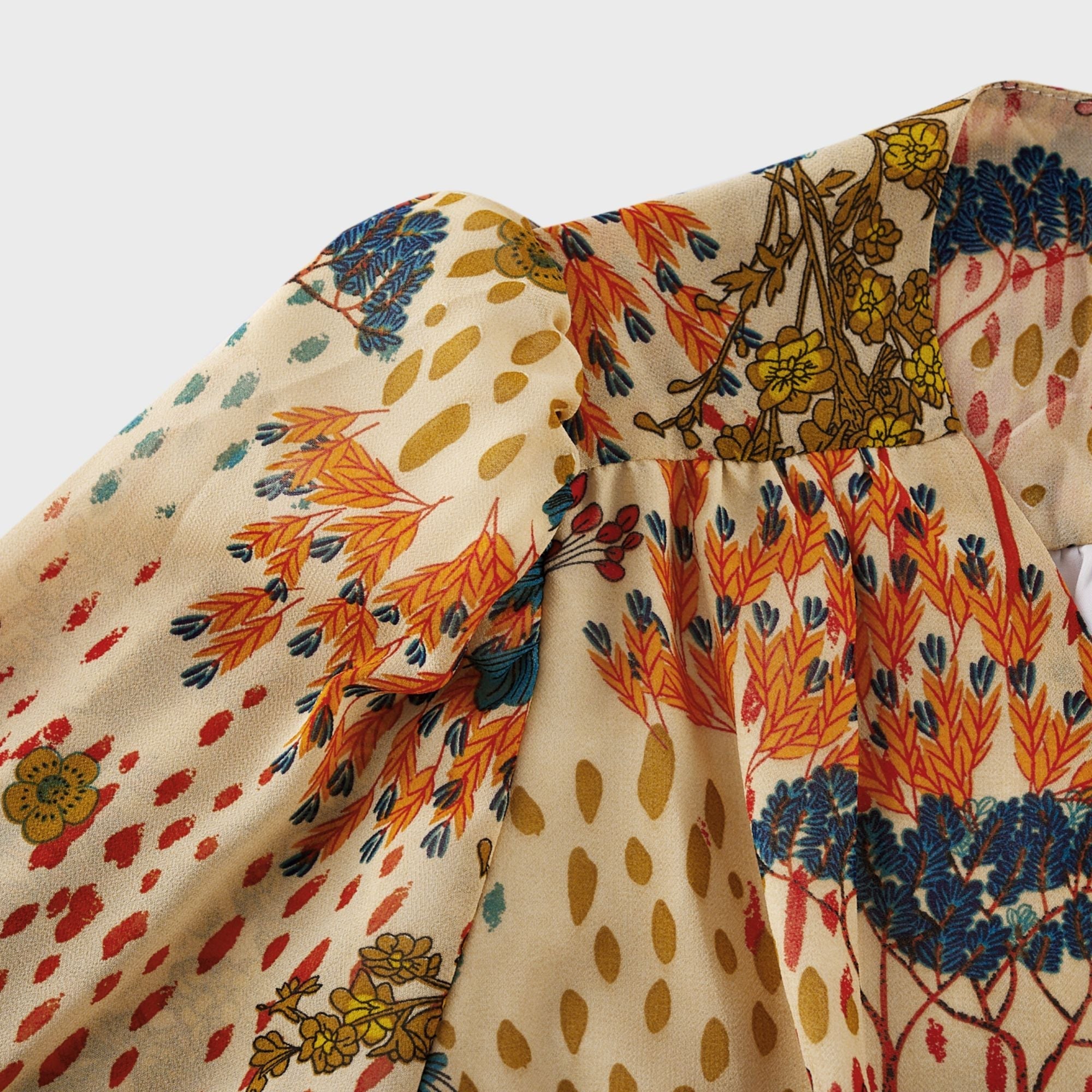 Φόρεμα Μίντι Με Φλοράλ Μοτίβο Capucine Και Σκίσιμο