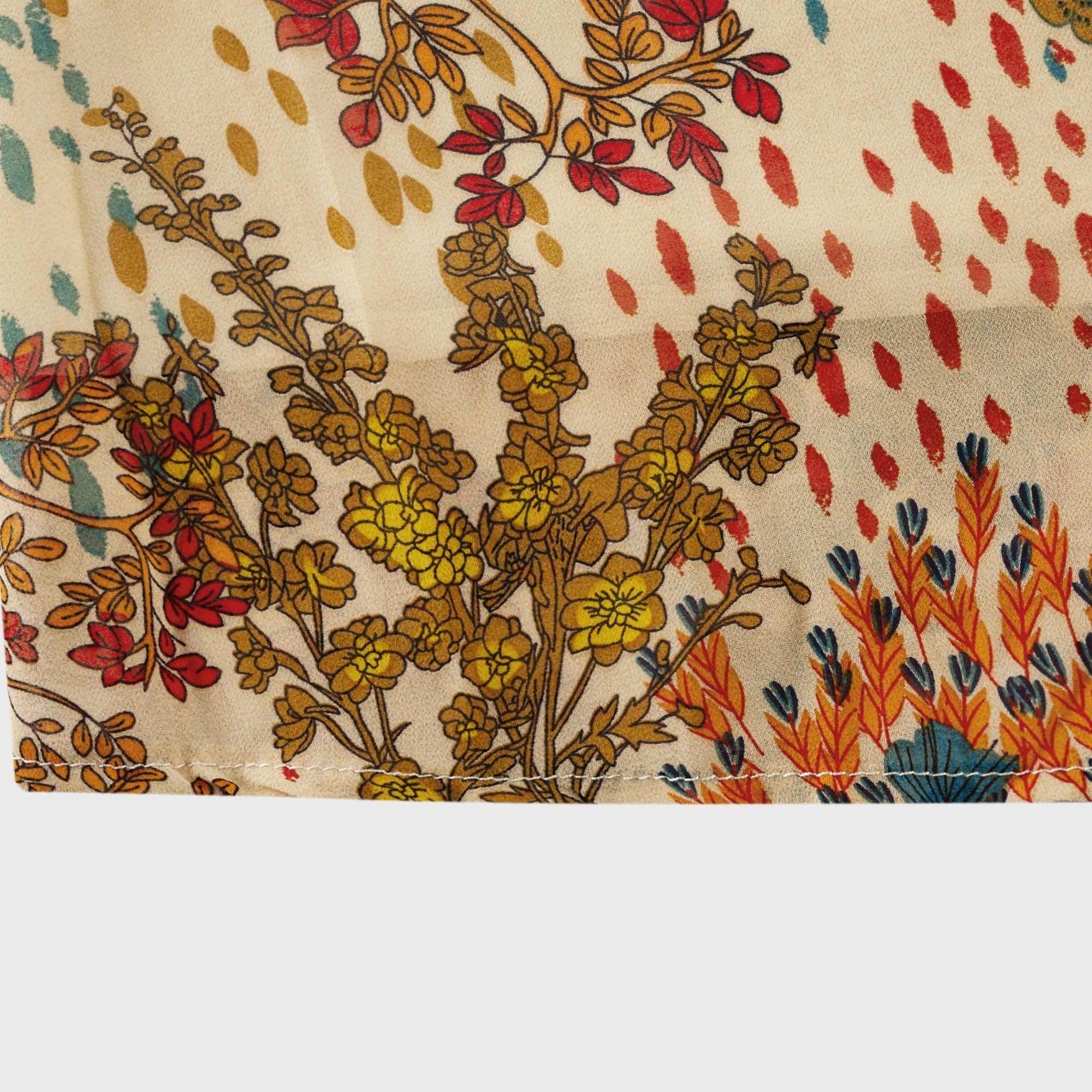 Φόρεμα Μίντι Με Φλοράλ Μοτίβο Capucine Και Σκίσιμο