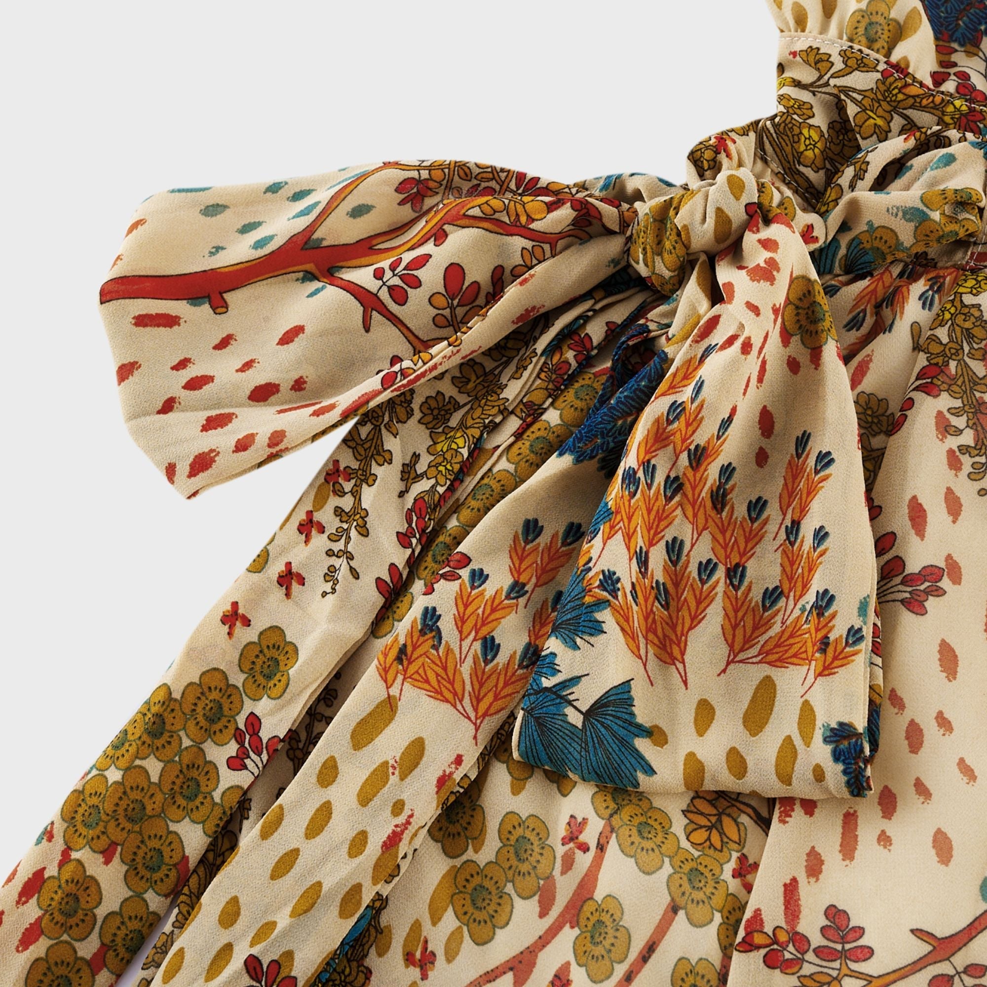 Φόρεμα Μίντι Με Φλοράλ Μοτίβο Capucine Και Σκίσιμο