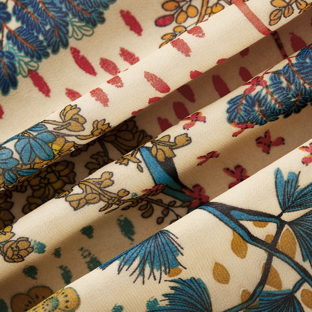 Φόρεμα Μίντι Με Φλοράλ Μοτίβο Capucine Και Σκίσιμο