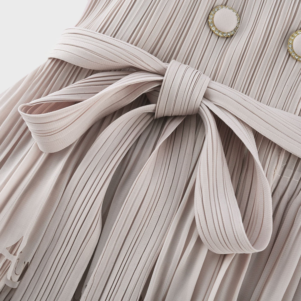 Φόρεμα Μίντι Με Στρώσεις Και Πλισέ Prints Από Τη Marjolaine