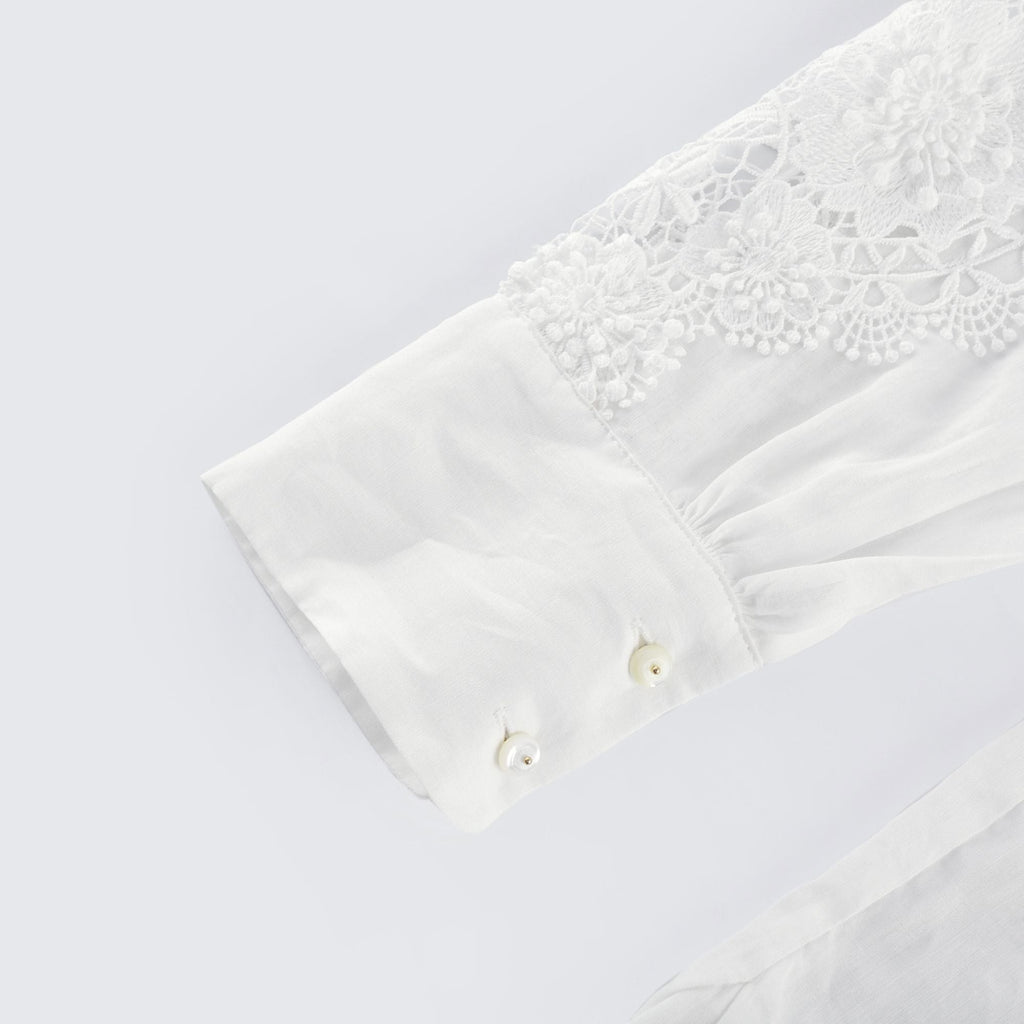 Πουκάμισο Axelle Με Κέντημα Και Δαντέλα