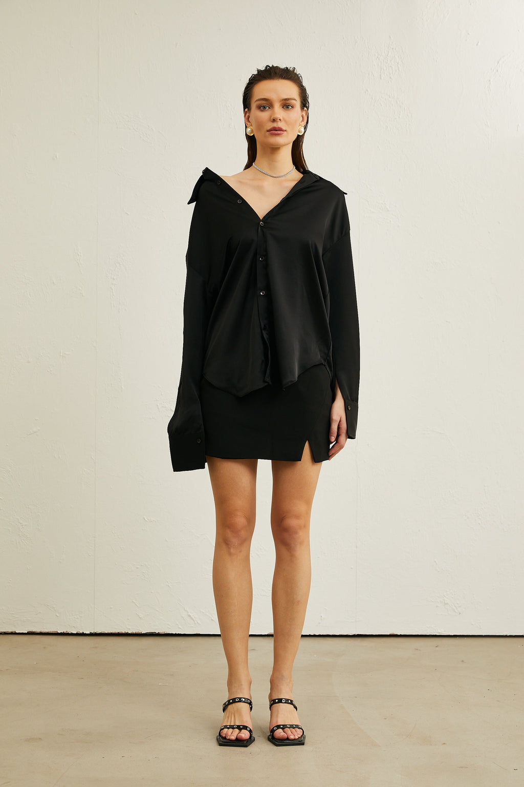 Πουκάμισο Coralie Με Δαντέλα Σατέν