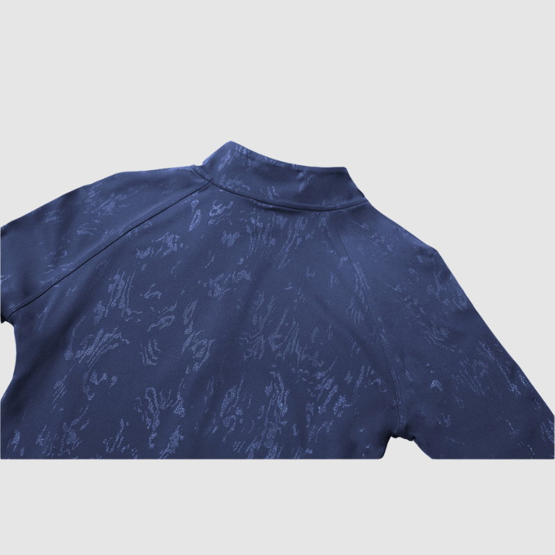 Αθλητικό Ζακετάκι Με Ψηλό Γιακά Και Ανάγλυφο Φερμουάρ