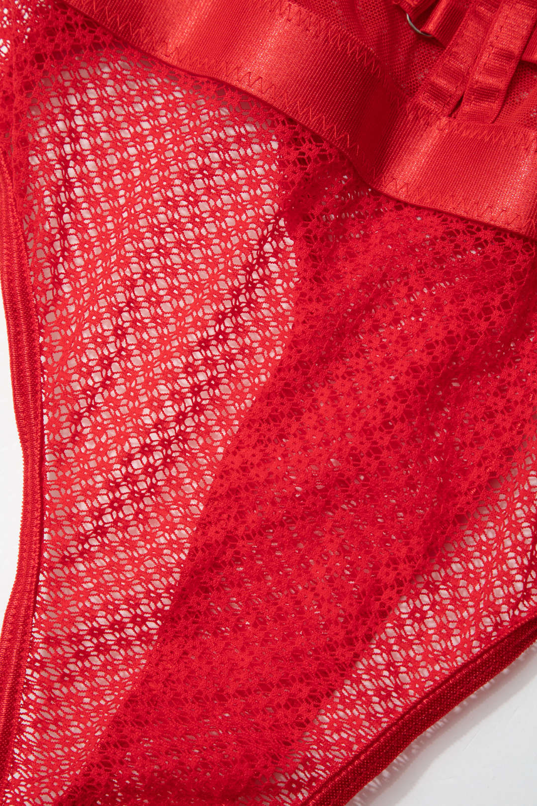 Κορμάκι-Εσώρουχο Μπουστάκι Με Διάφανο Πλέγμα Και Χωρίς Πλάτη