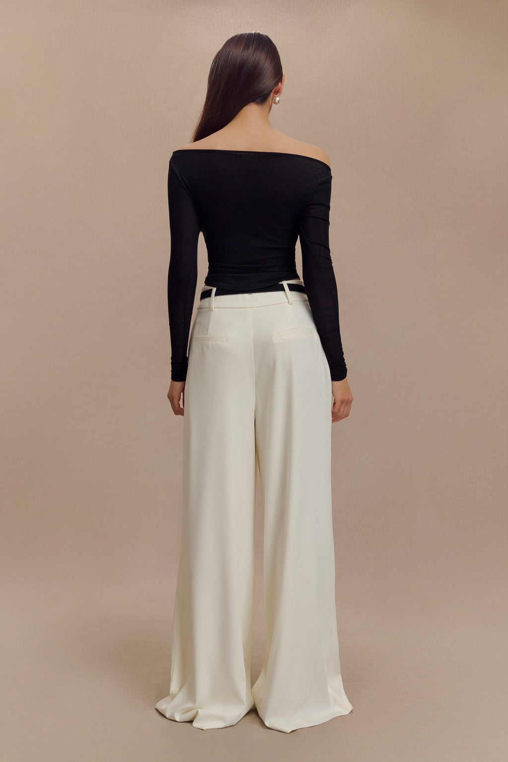 Levaru Colette Μπλούζα Με Βάρκα Και Λαιμόκοψη - Μαύρο