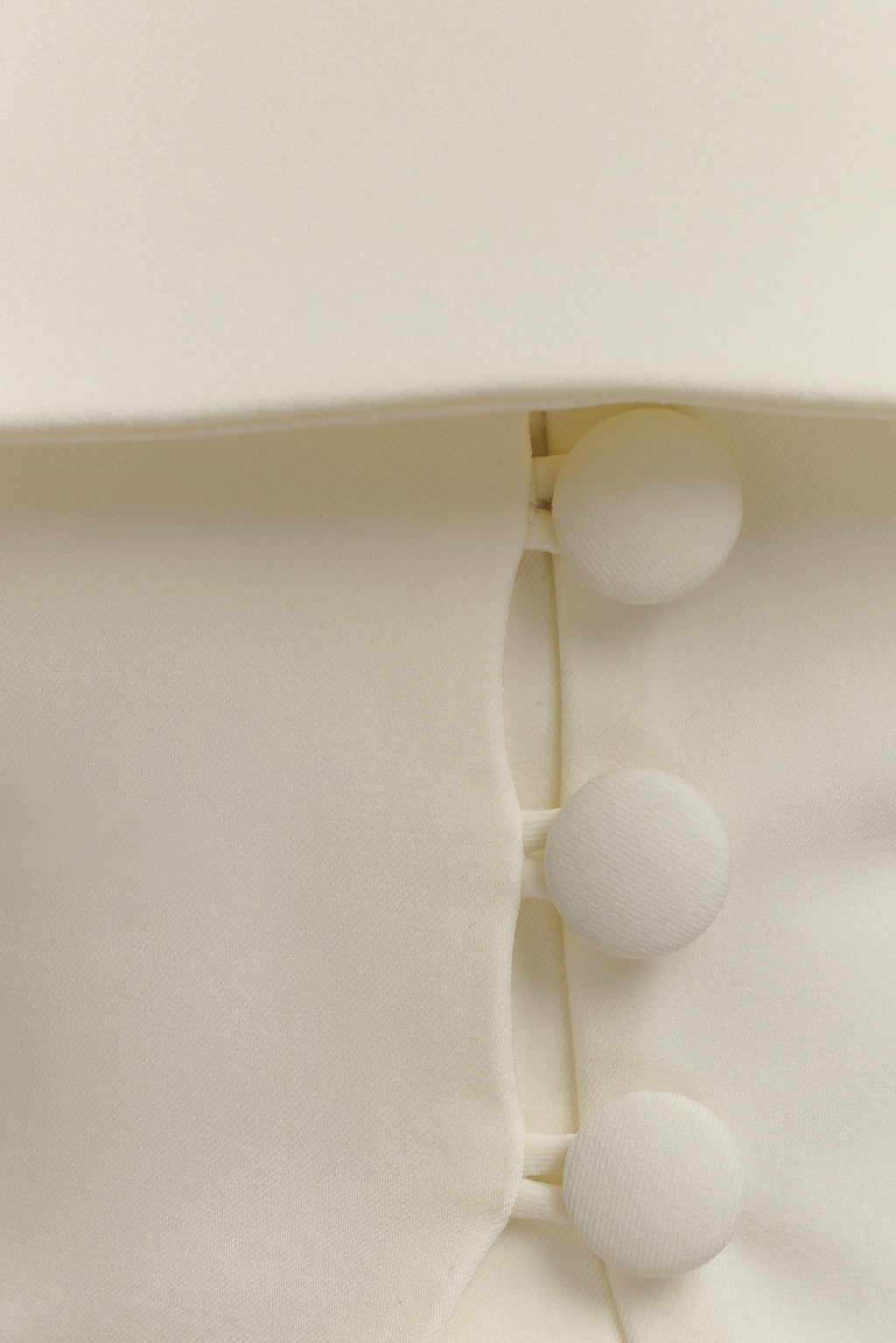 Μπουφάν Levaru Celene Με Έξω Τους Ώμους - Ιβουάρ