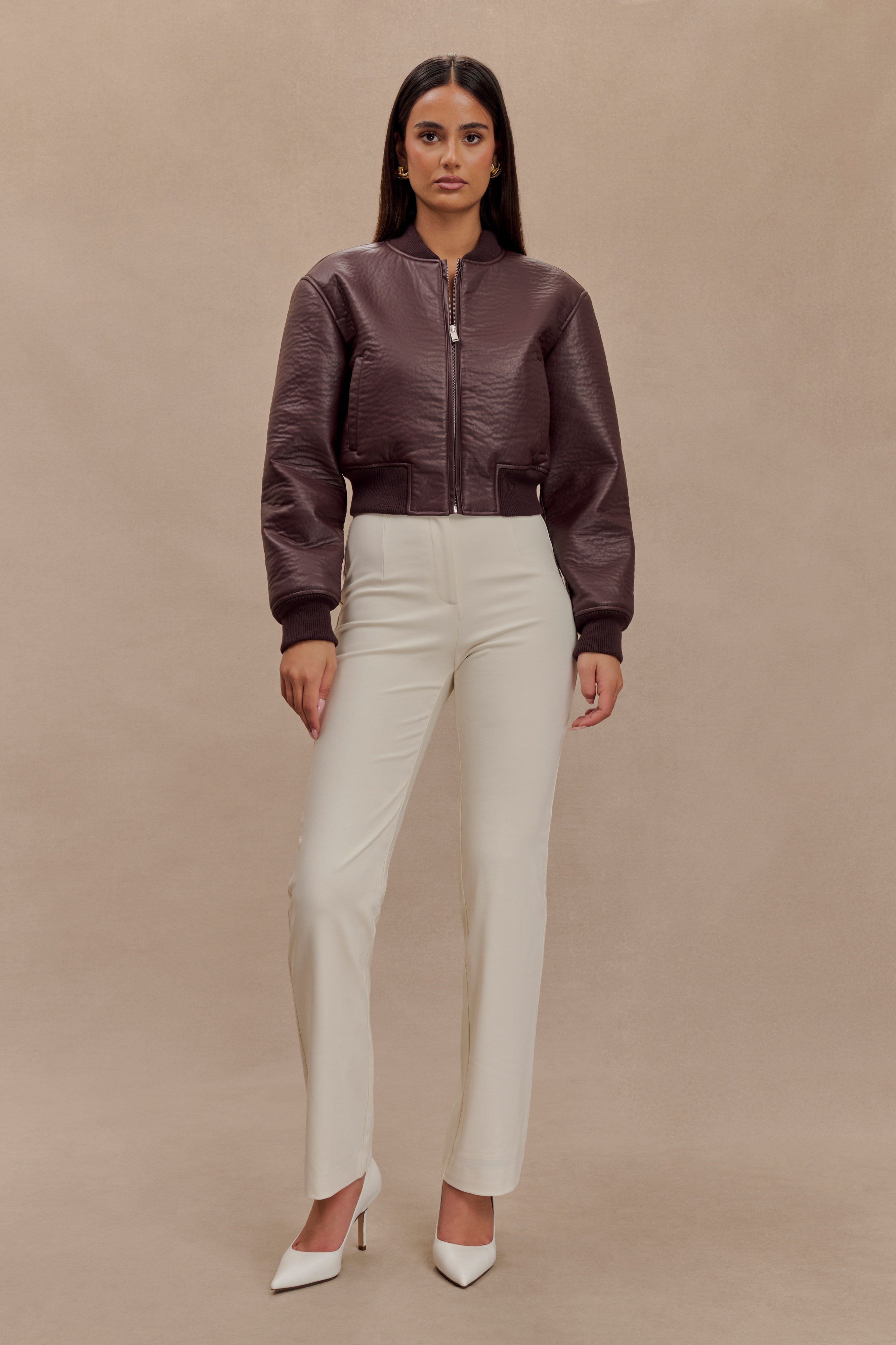 Μπουφάν Levaru Codi Από Δέρμα Με Τεχνητή Νοημοσύνη - Merlot