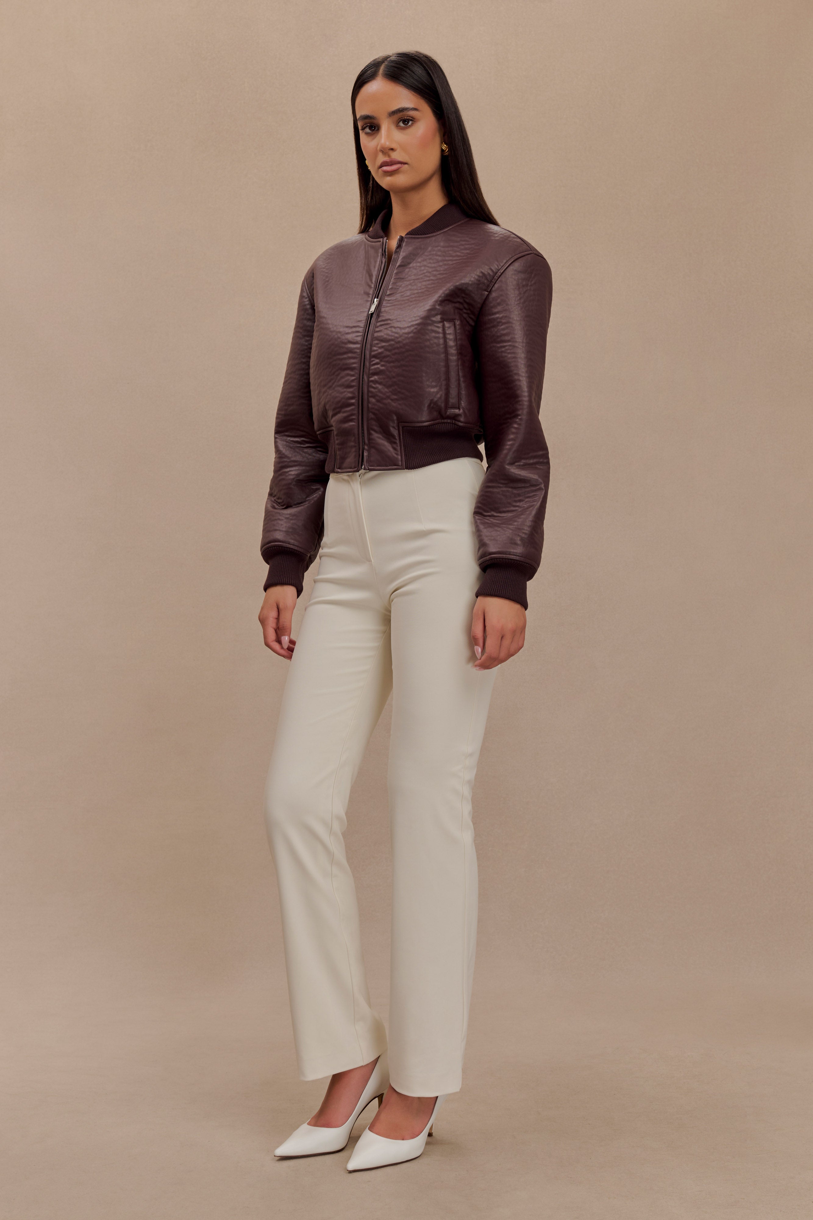 Μπουφάν Levaru Codi Από Δέρμα Με Τεχνητή Νοημοσύνη - Merlot