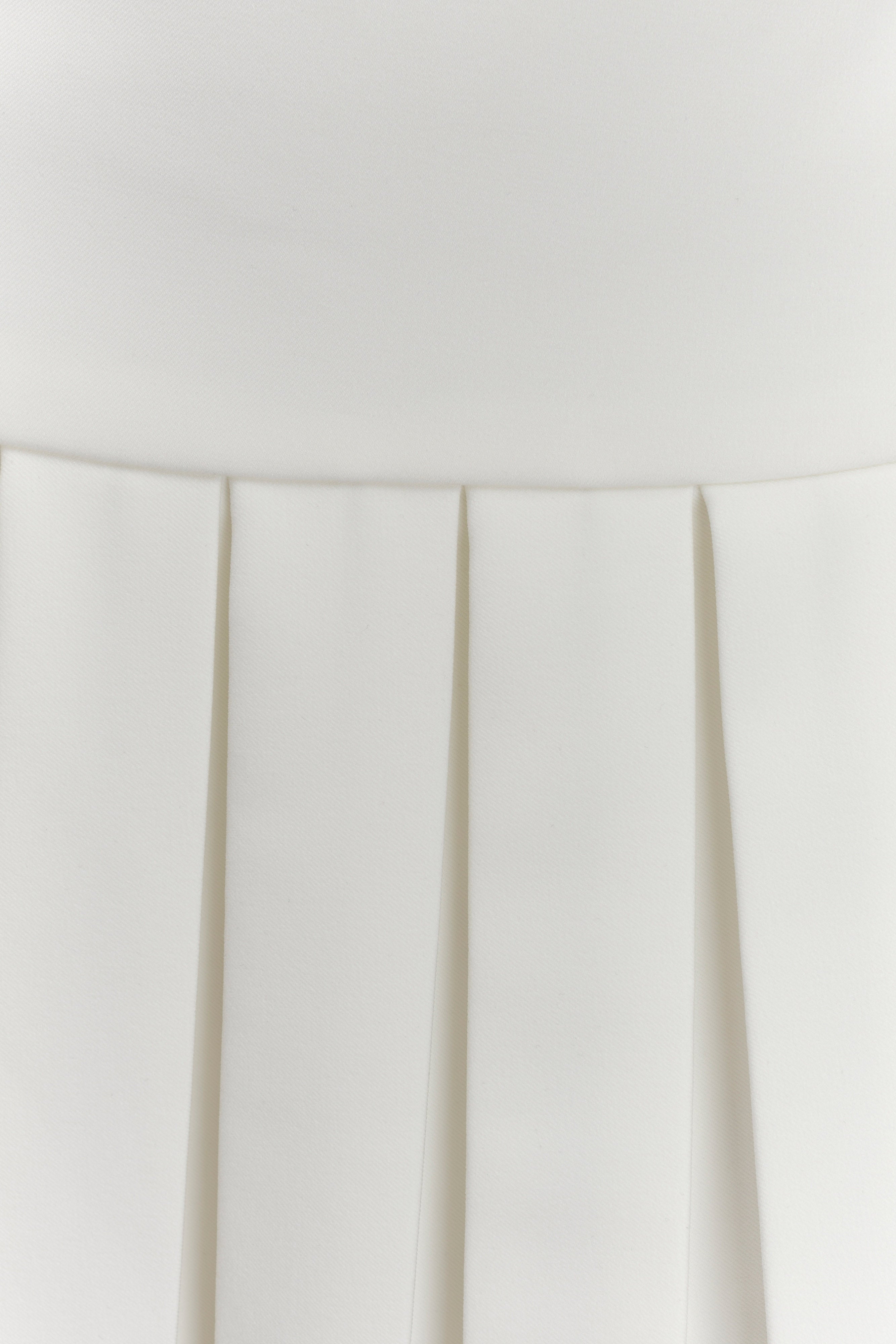 Μίνι Φόρεμα Naya Gathered - Λευκό