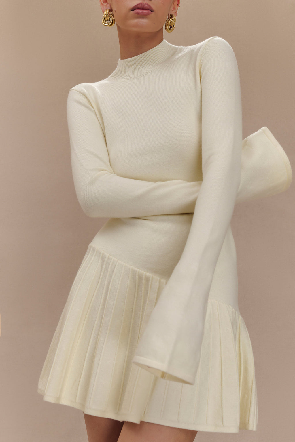 Μίνι Φόρεμα Blair Knit - Ιβουάρ